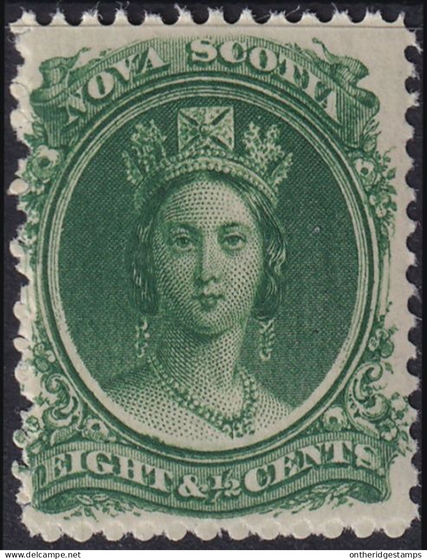 Nova Scotia 1860 Sc 11  MNH** Yellowish Paper - Nuovi