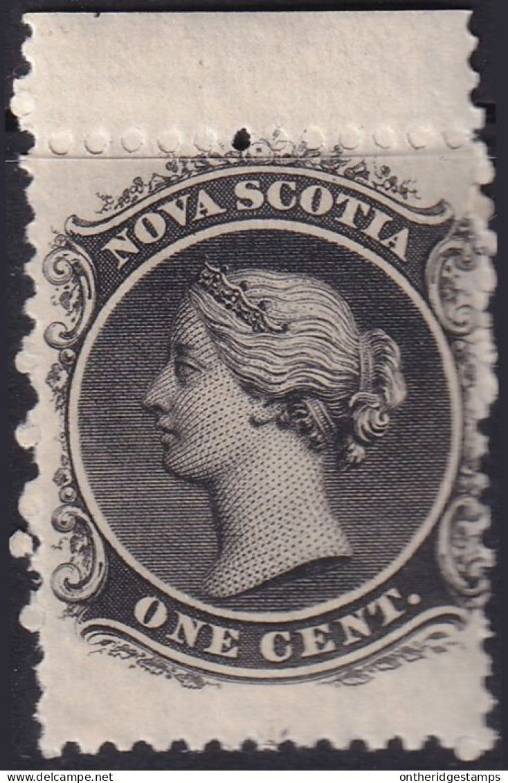 Nova Scotia 1860 Sc 8a  MNH** Margin Single Whitish Paper - Ongebruikt