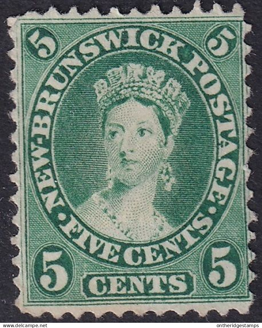 New Brunswick 1860 Sc 8a  MNG(*) Heavy Hinge - Unused Stamps