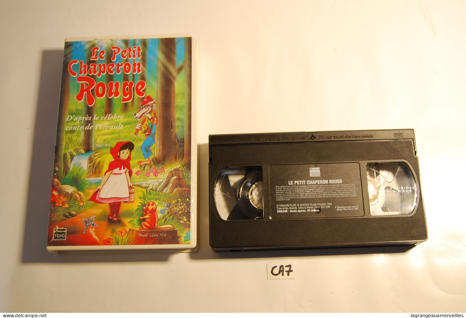 CA6 K7 - Cassette Vidéo VHS - LE PETIT CHAPERON ROUGE - Enfants & Famille