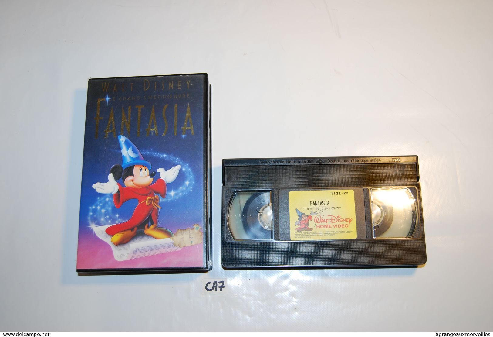 CA7 K7 - Cassette Vidéo VHS - FANTASIA- DISNEY - Dibujos Animados