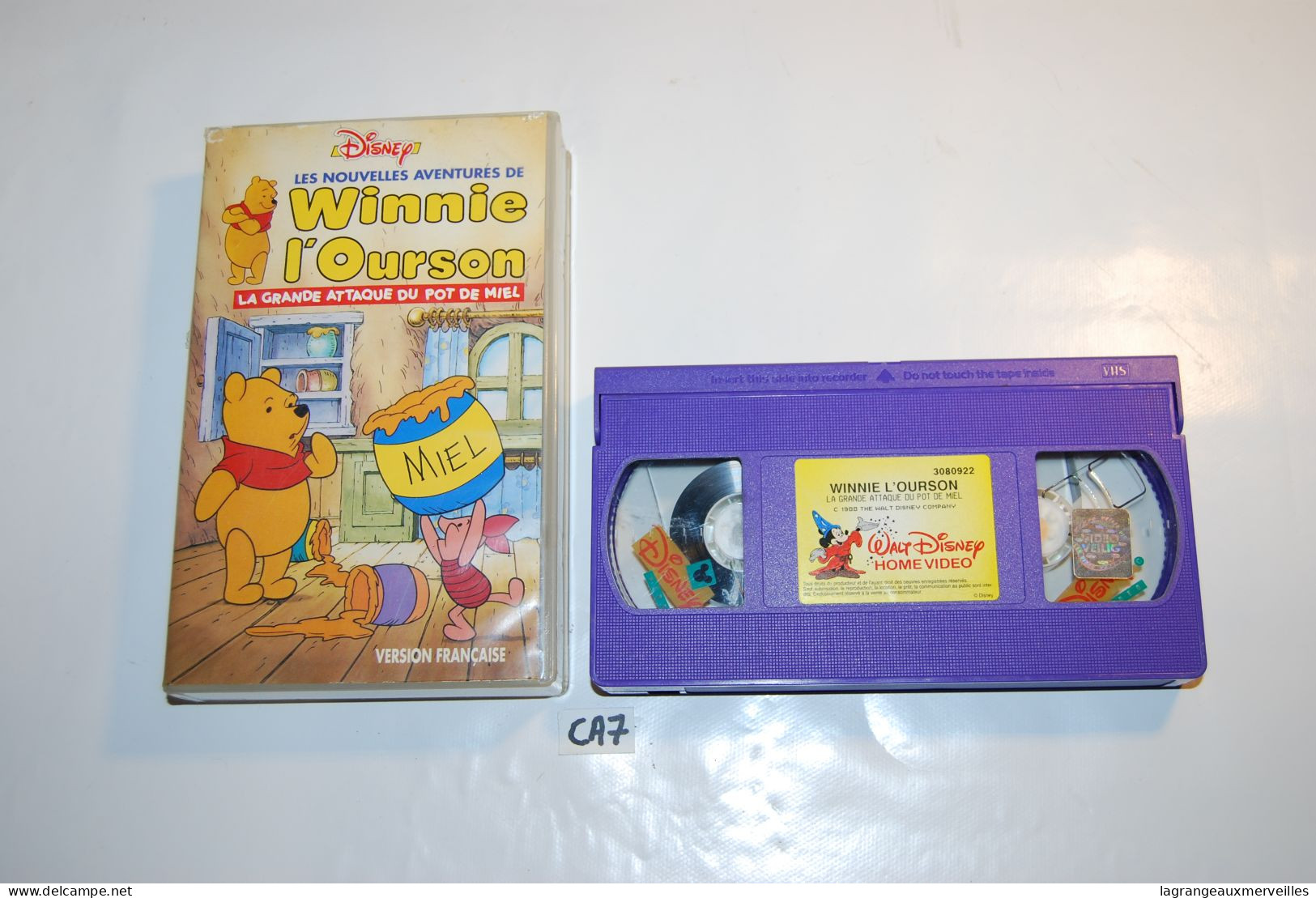 CA7 K7 - Cassette Vidéo VHS - WINNIE L OURSON - LA GRANDE ATTAQUE DU POT DE MIEL - Cartoons