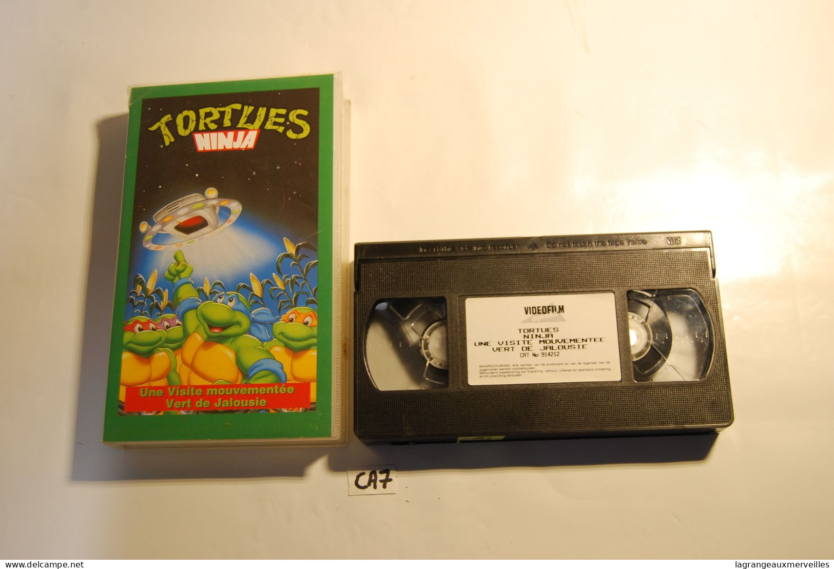 CA7 K7 - Cassette Vidéo VHS - TORTUE NINJA - Dessins Animés