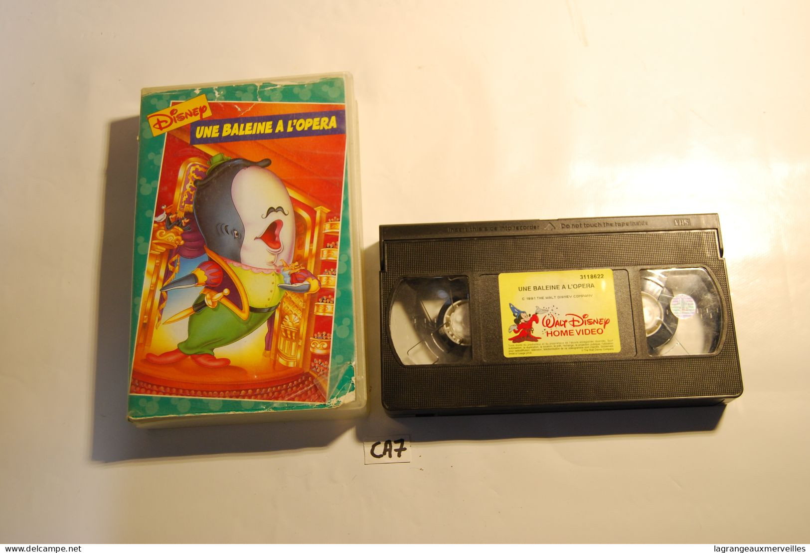 CA7 K7 - Cassette Vidéo VHS - UNE BALEINE A L OPERA - DISNEY - Dessins Animés