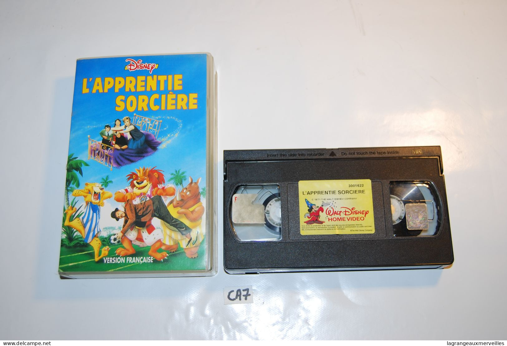 CA7 K7 - Cassette Vidéo VHS - L APPRENTIE SORCIERE - DISNEY - Dessins Animés