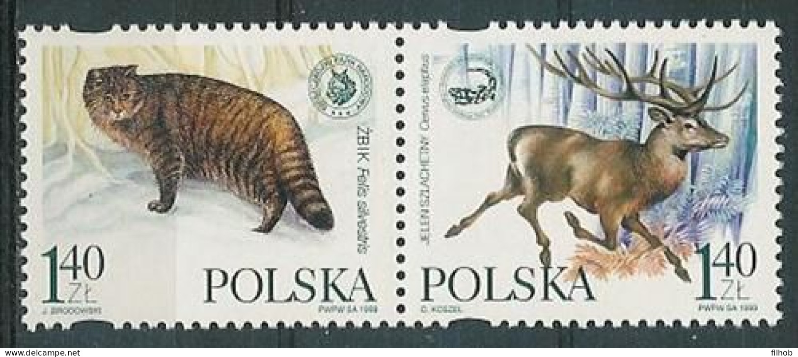 Poland Stamps MNH ZC.3639-40 Par.odw: Environmental Protection (pair Rev) - Neufs