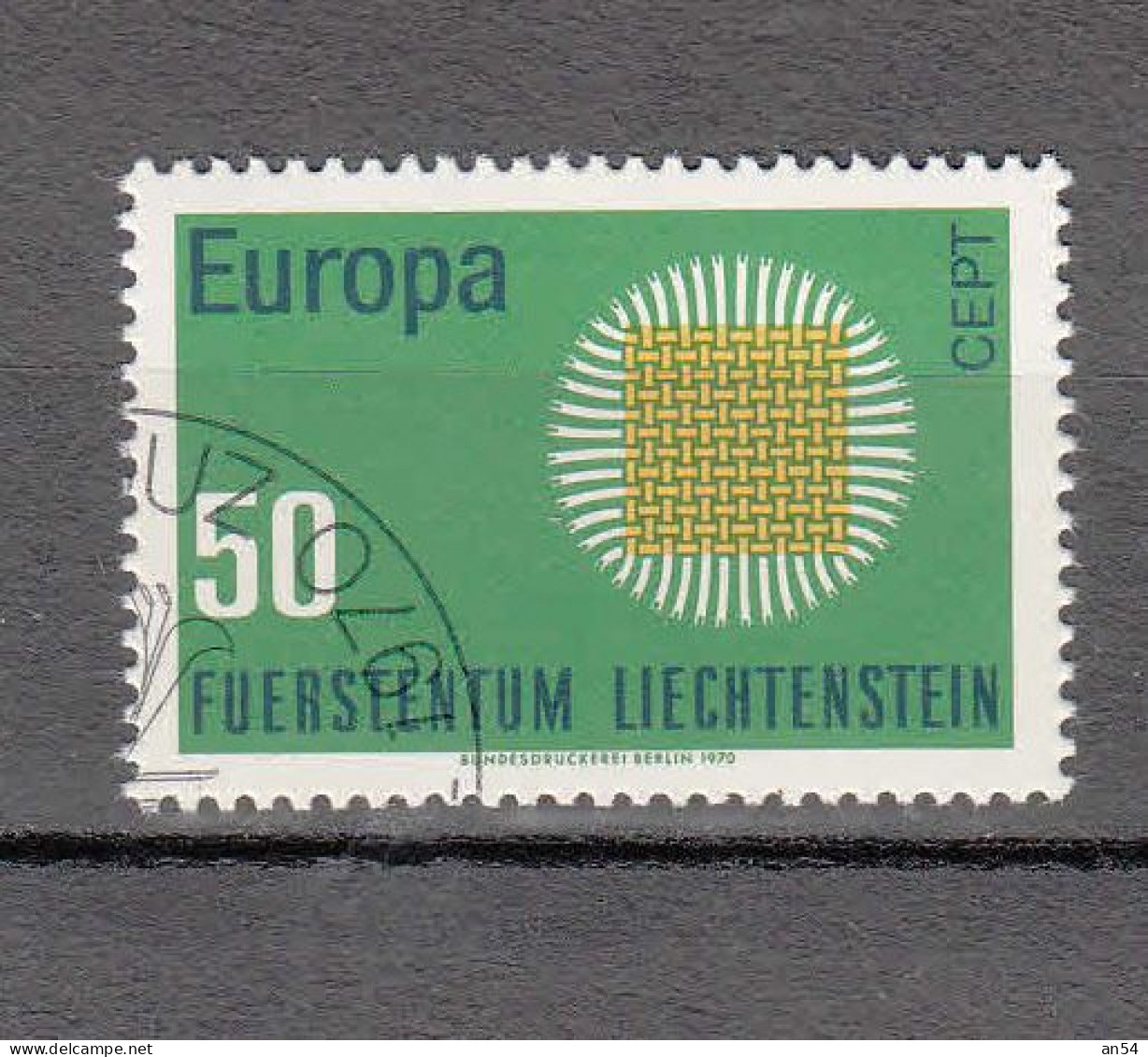 LIECHTENSTEIN 1970     N° 461   OBLITERE   CATALOGUE  ZUMSTEIN - Oblitérés