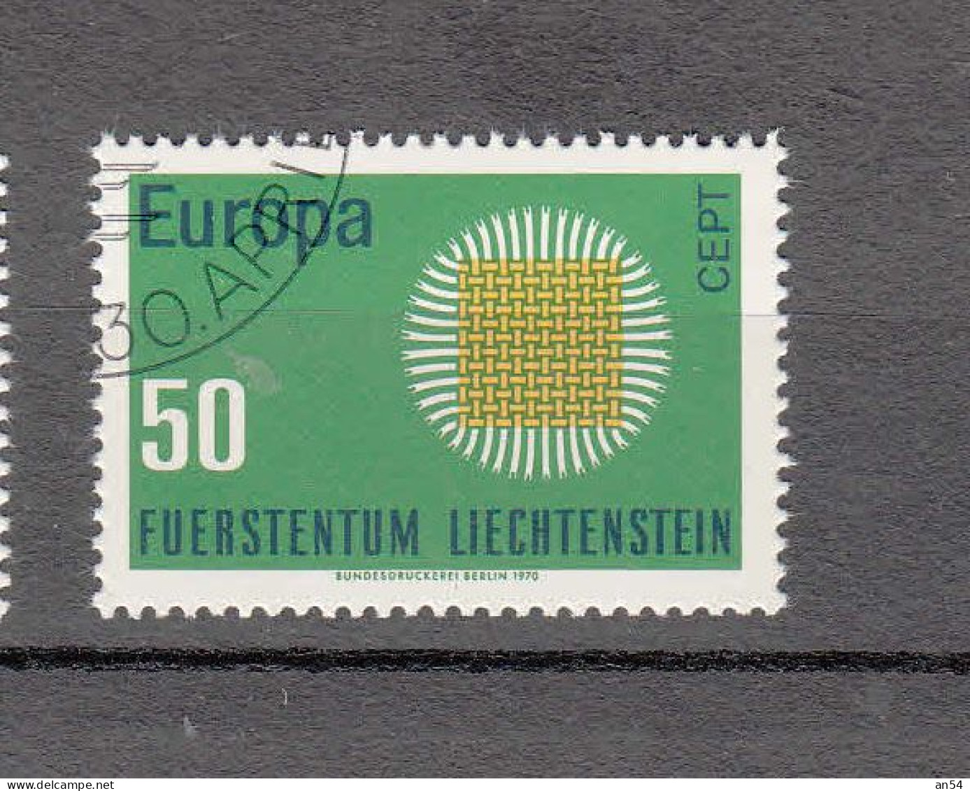 LIECHTENSTEIN 1970     N° 461   OBLITERE   CATALOGUE  ZUMSTEIN - Gebruikt