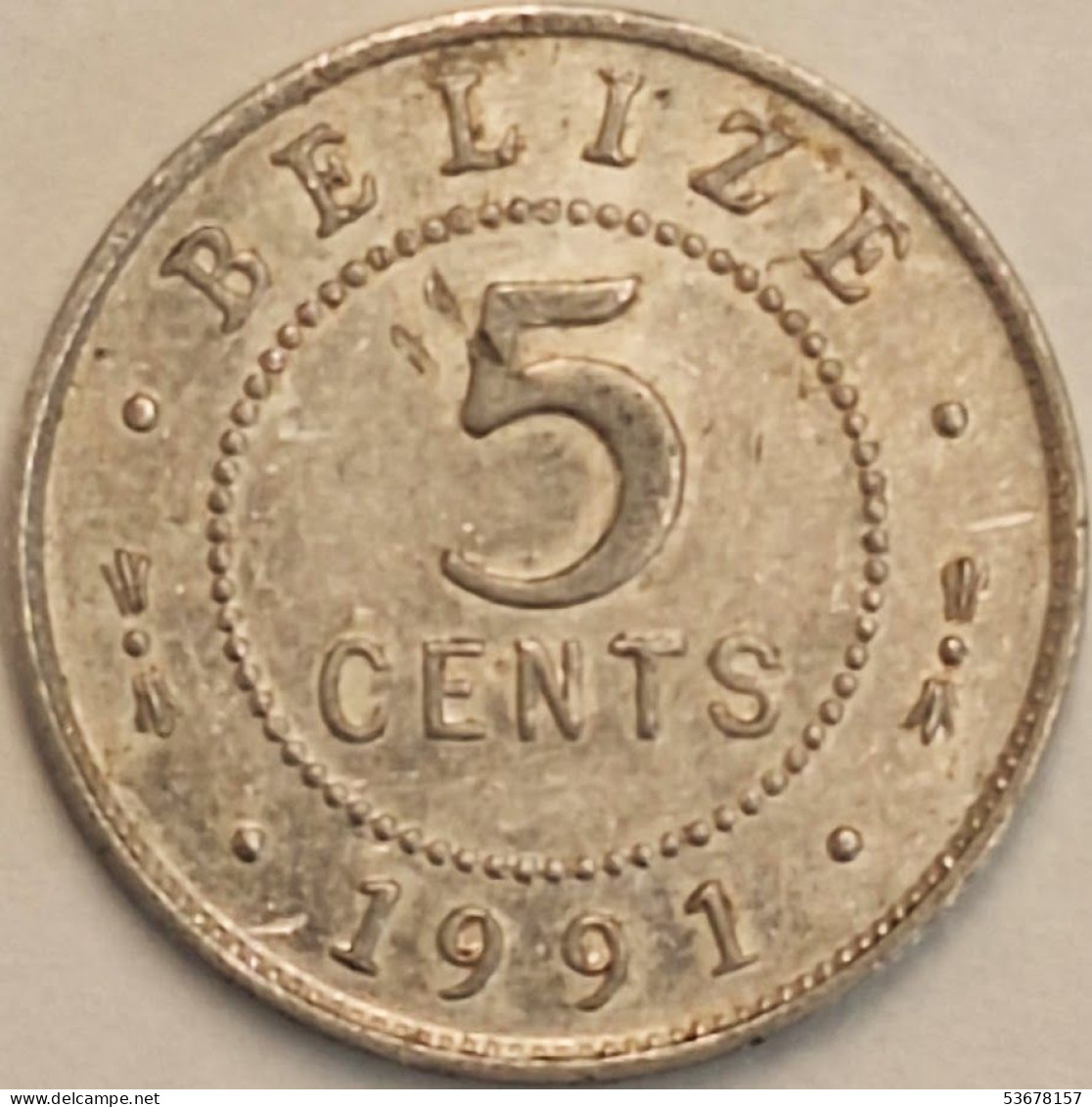 Belize - 5 Cents 1991, KM# 34a (#3223) - Belize