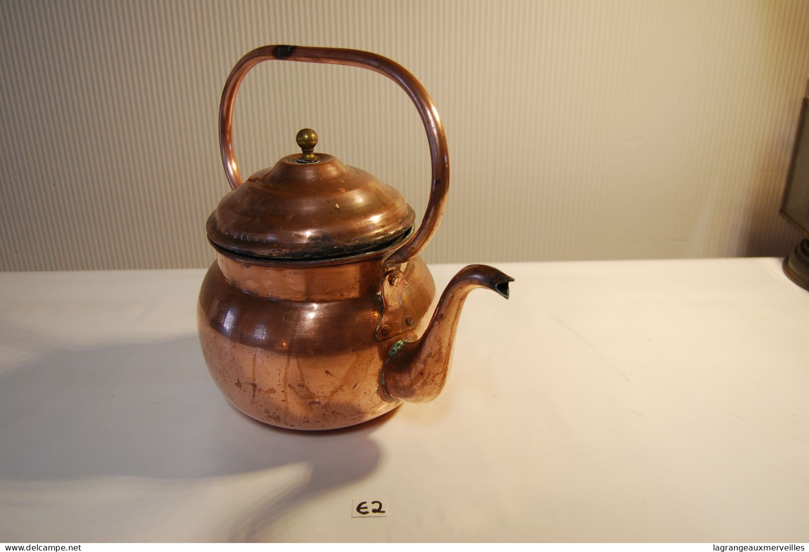 E2 Ancienne Cafetière En Cuivre - Auberge - Bistrot - Cartoni Animati