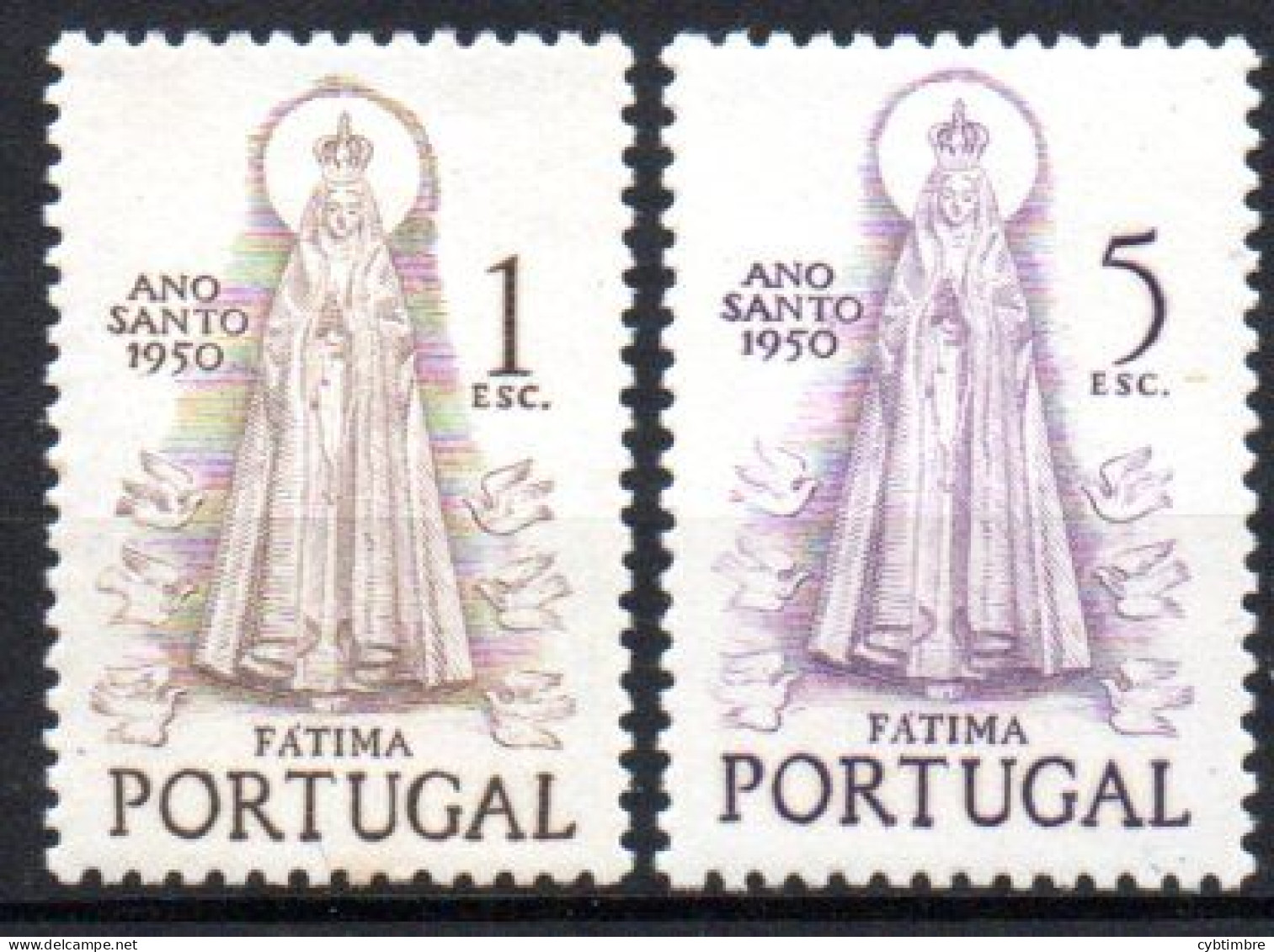 Portugal: Yvert N° 731 Et 733*: Cote 82.50€; Religion - Neufs