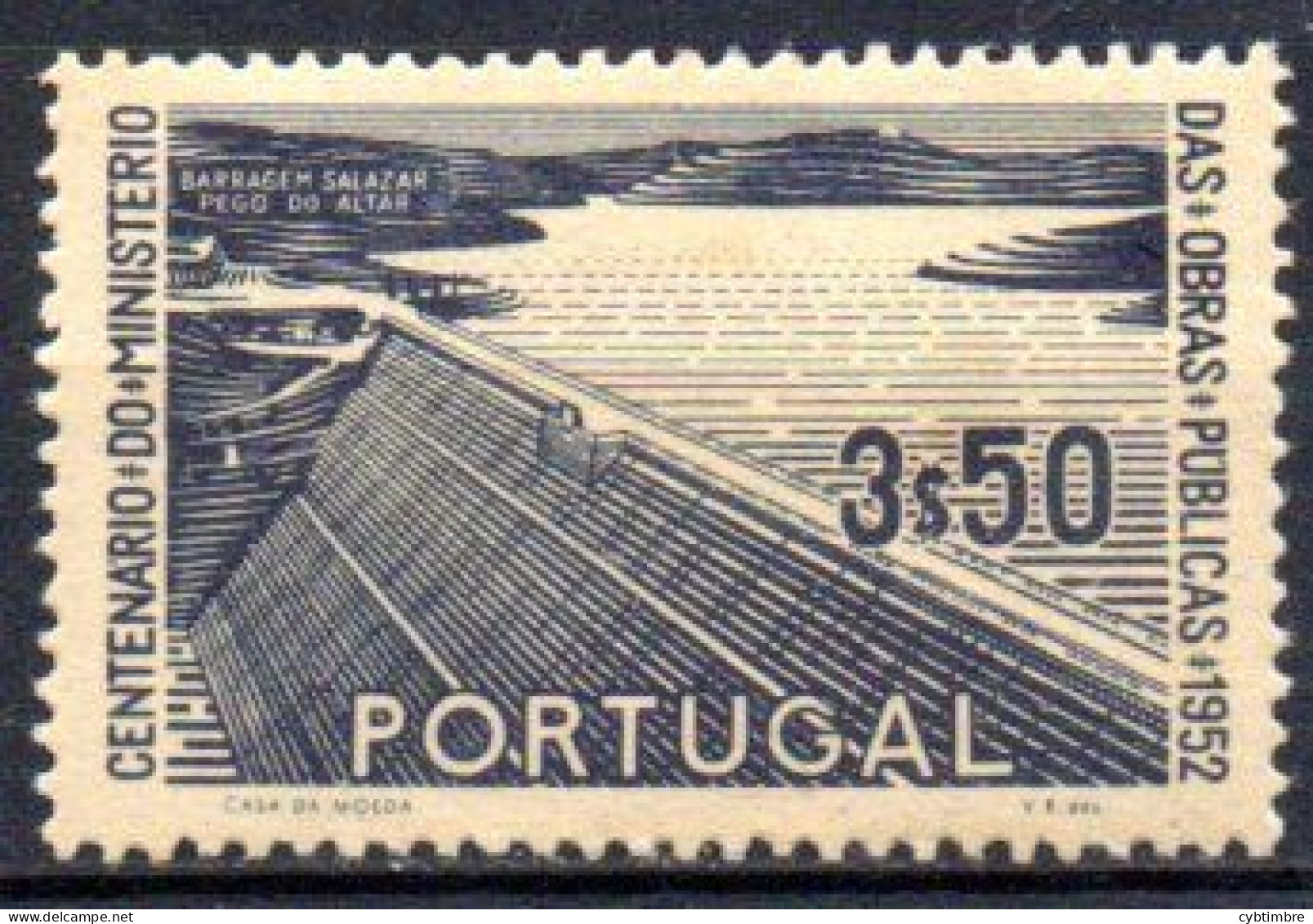 Portugal: Yvert N° 769*: Cote 11.00€; Barrage - Neufs