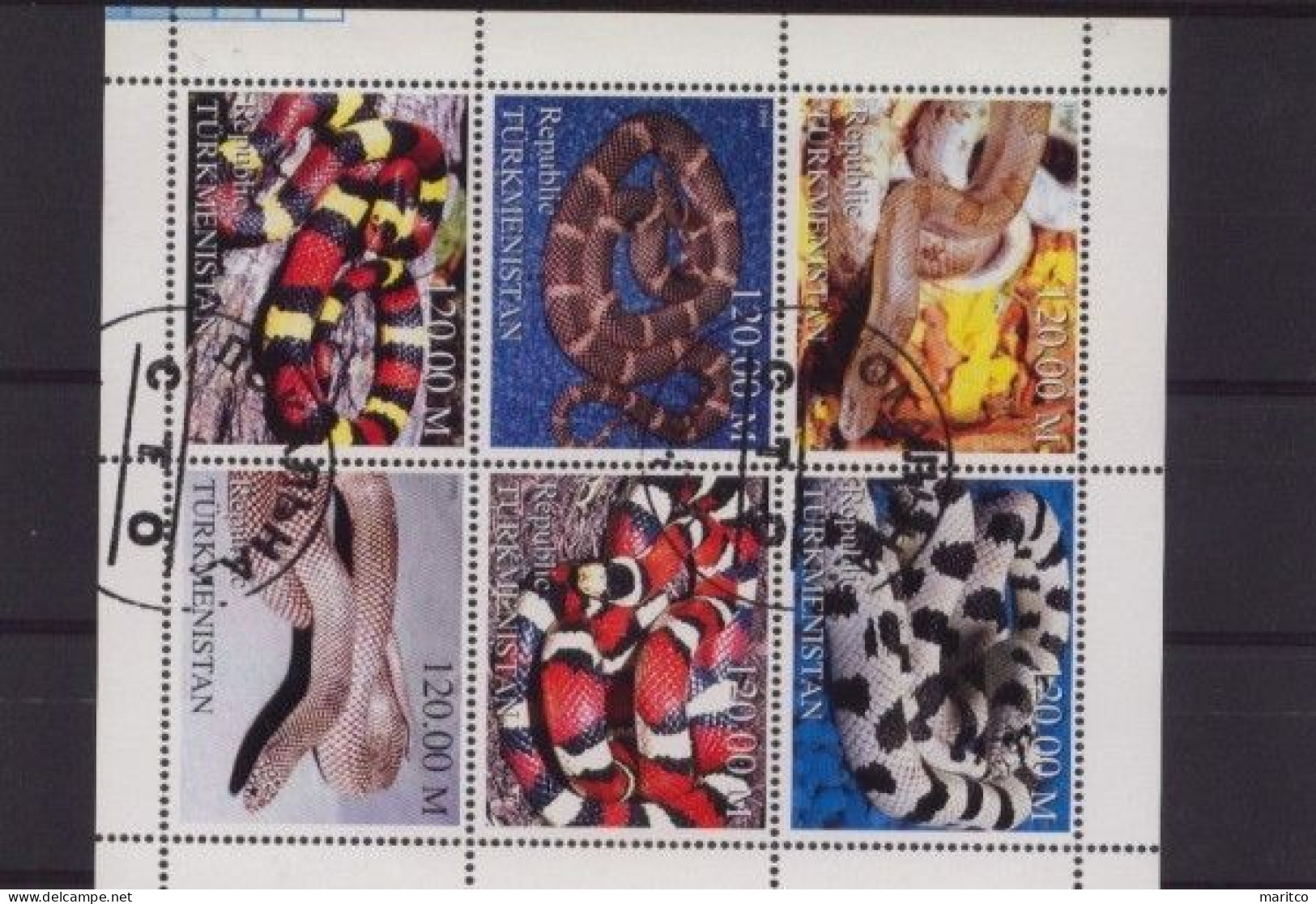 TURKMENISTAN  SNAKE SS - Fantasy Labels