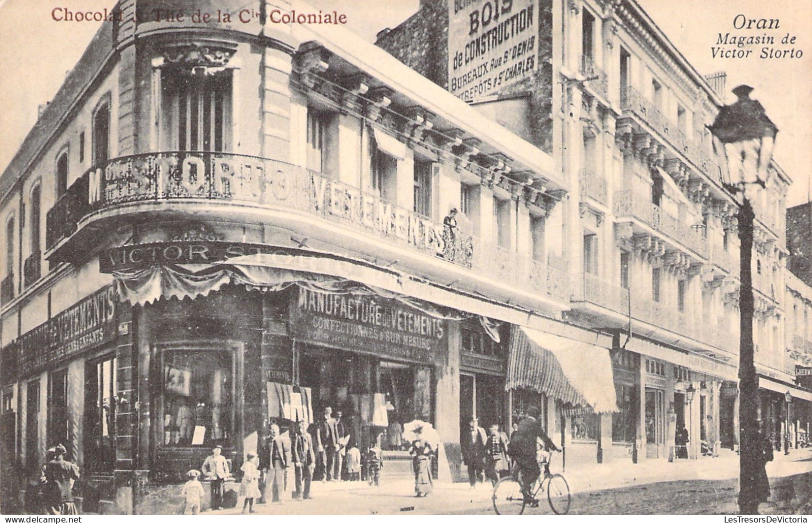 ALGERIE - Oran - Magasin De Victor Storto - Chocolat Thé De La Cie Coloniale - Carte Postale Ancienne - Oran