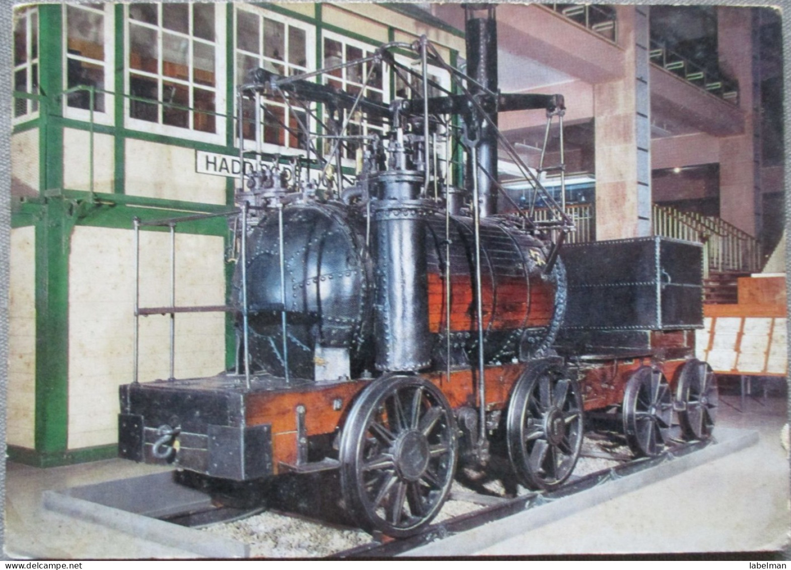 ENGLAND UK GREAT BRITAIN 1813 PUFFING BILLY LOCO LOCOMOTIVE RAIL TRAIN POSTCARD CARTE POSTALE ANSICHTSKARTE POSTKARTE - Etiquettes D'hotels