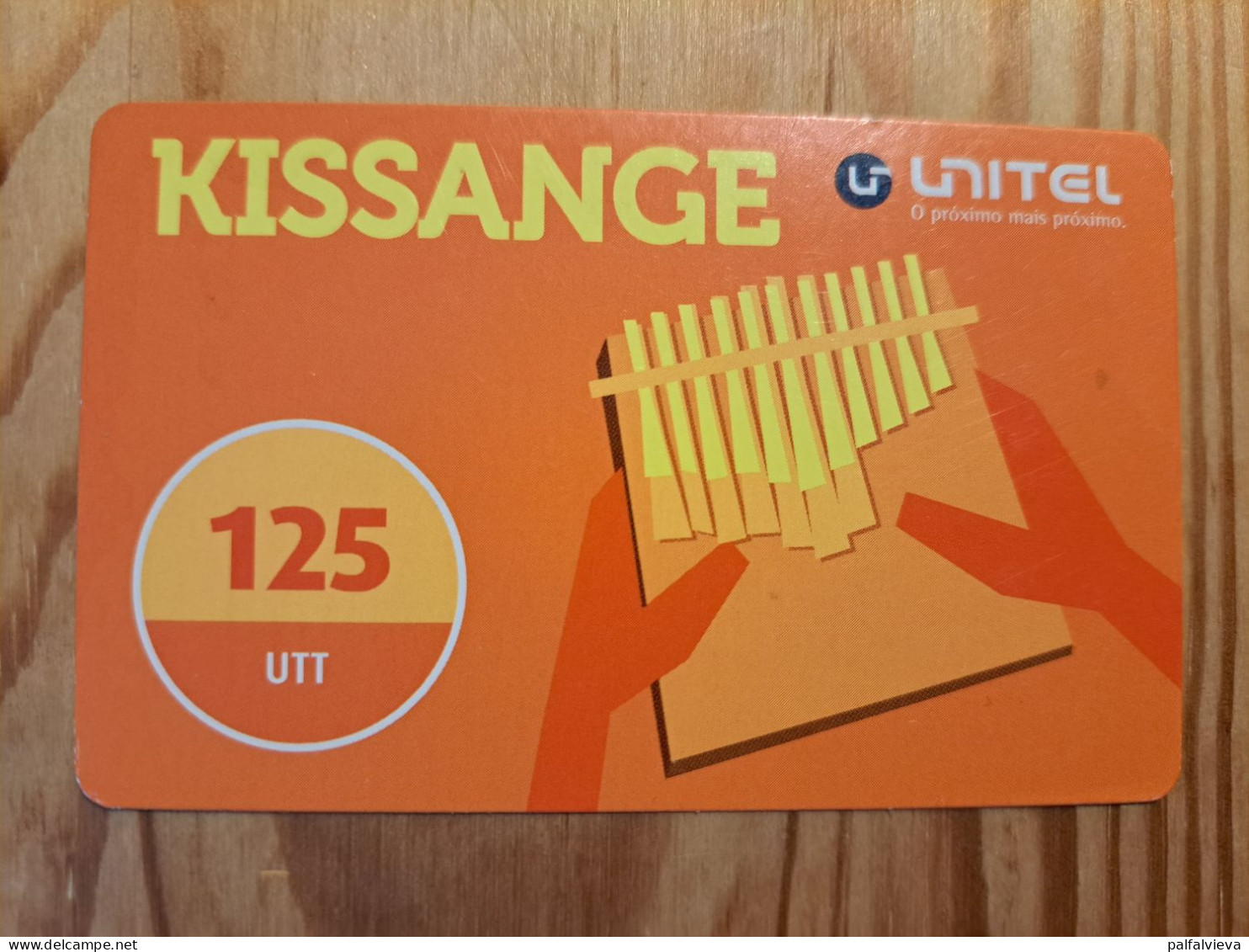 Prepaid Phonecard Angola, Unitel, Kissange - Angola