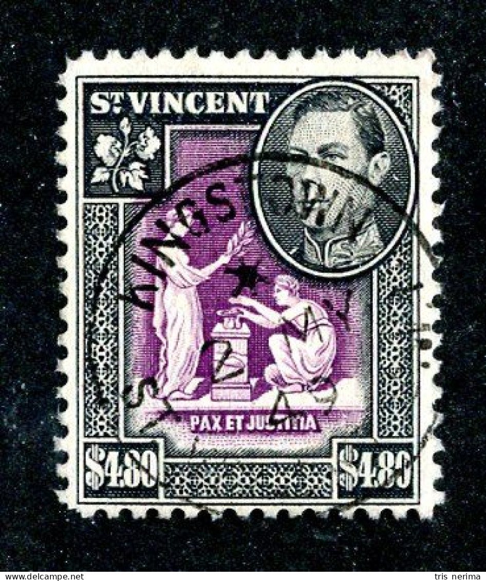 8146 BCXX 1949 St Vincent Scott # 169 Used (offers Welcome) - St.Vincent (...-1979)