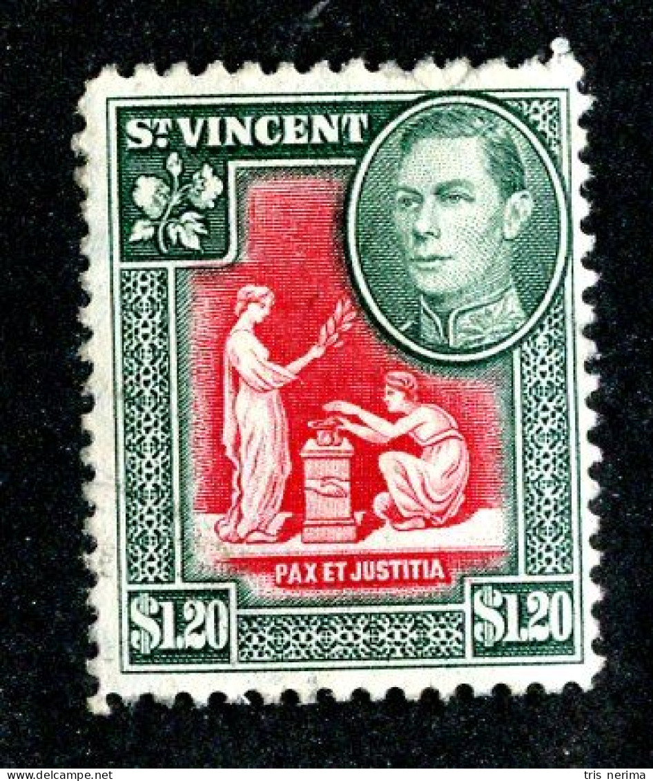 8148 BCXX 1949 St Vincent Scott # 167 MNG (offers Welcome) - St.Vincent (...-1979)