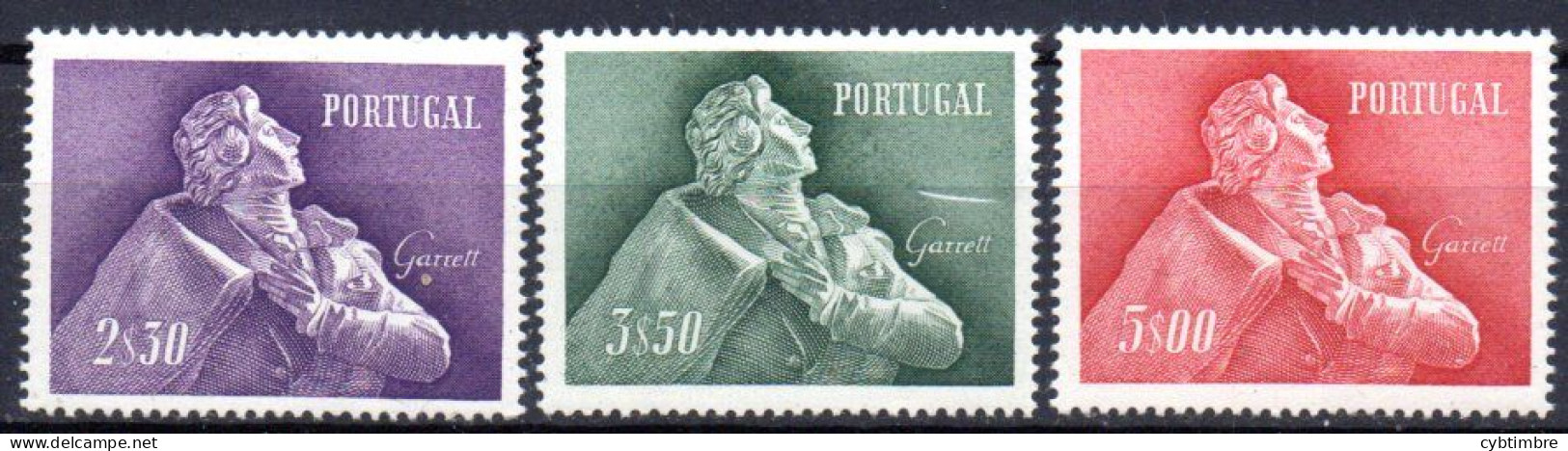 Portugal: Yvert N° 838/840*; écrivain; Cote 99.50€ - Unused Stamps