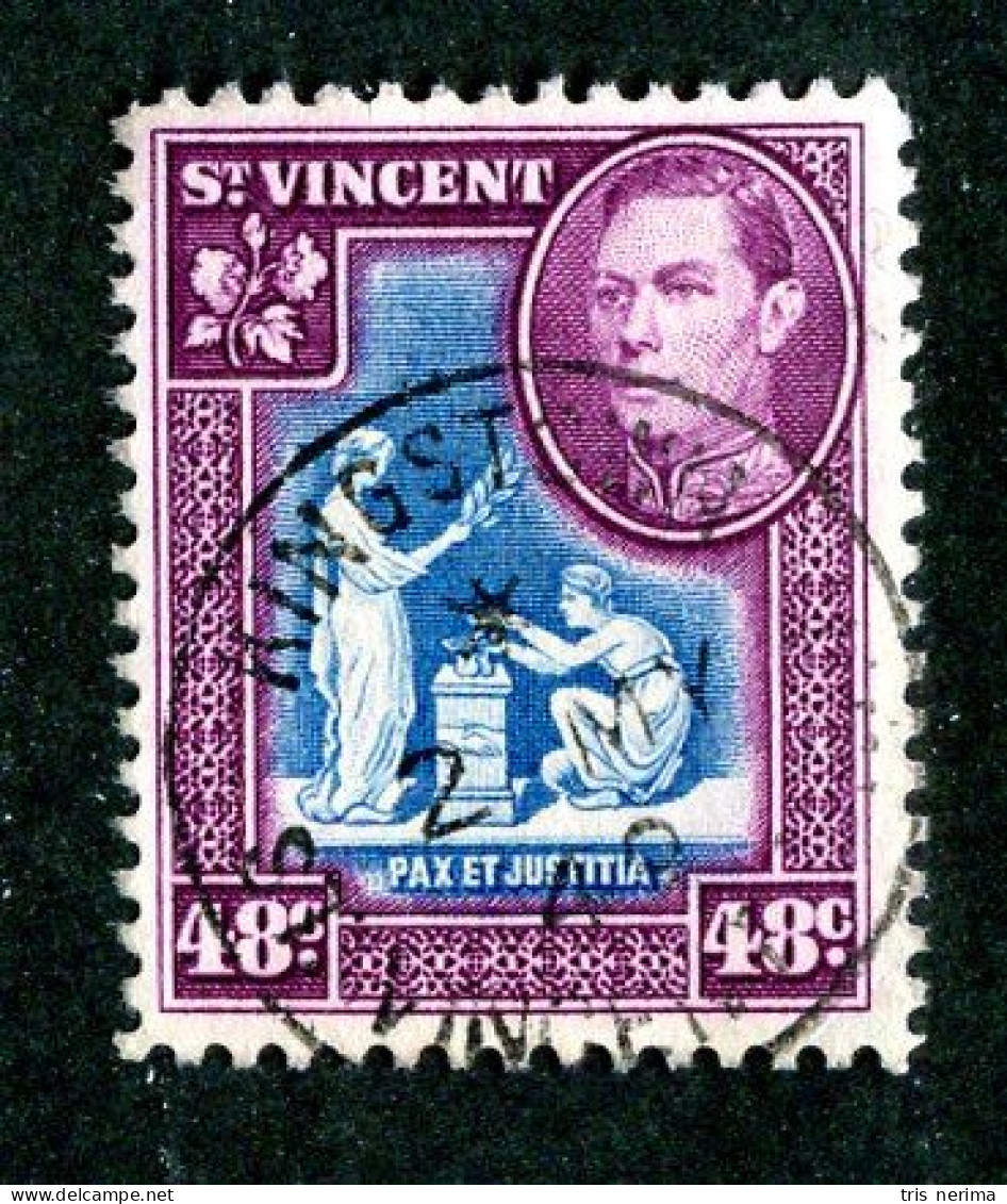 8150 BCXX 1949 St Vincent Scott # 165 Used (offers Welcome) - St.Vincent (...-1979)