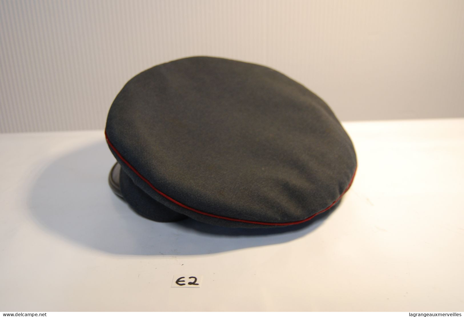 E2 Ancien Kepi De Facteur - Beret - Preta - Taille 56 - Accessori