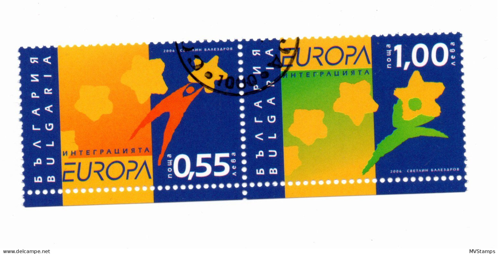 Bulgaria 2006 Set Europe/CEPT/Integration Stamps (Michel 4747/48 C) Used - Used Stamps