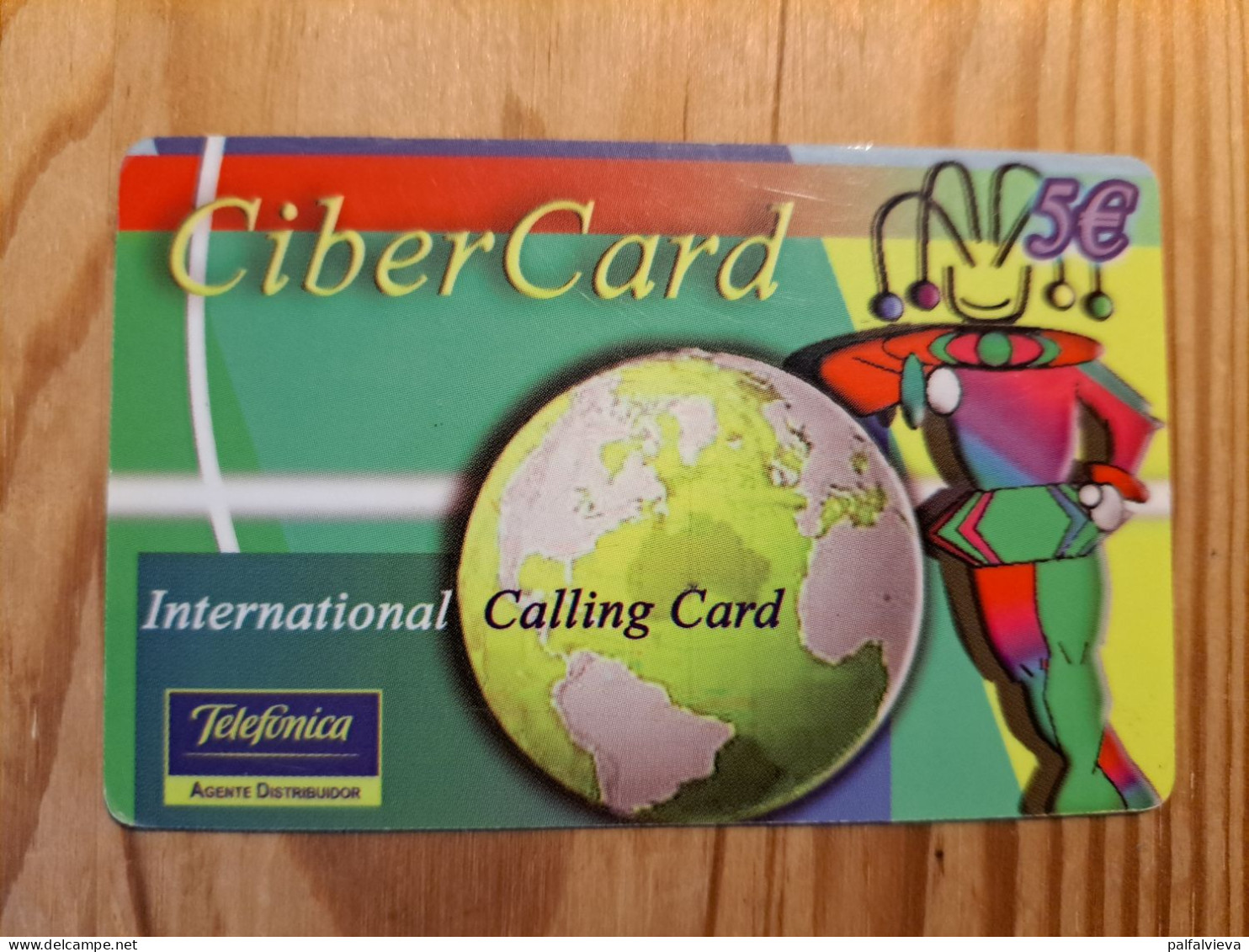 Prepaid Phonecard Spain, Telefonica, Ciber Card - Telefonica