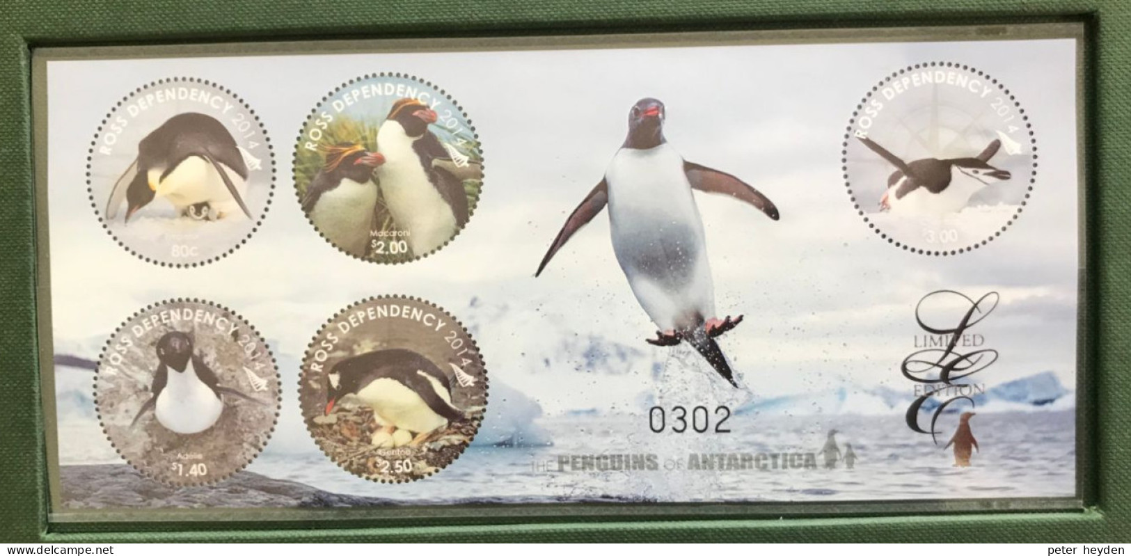 ROSS 2014 ~ DeLuxe Set With MNH ** Special Block, Se-tenant Strip Of 5, Color Seperation Strip, FDC, 6 Sets ~ Penguins - Nuevos