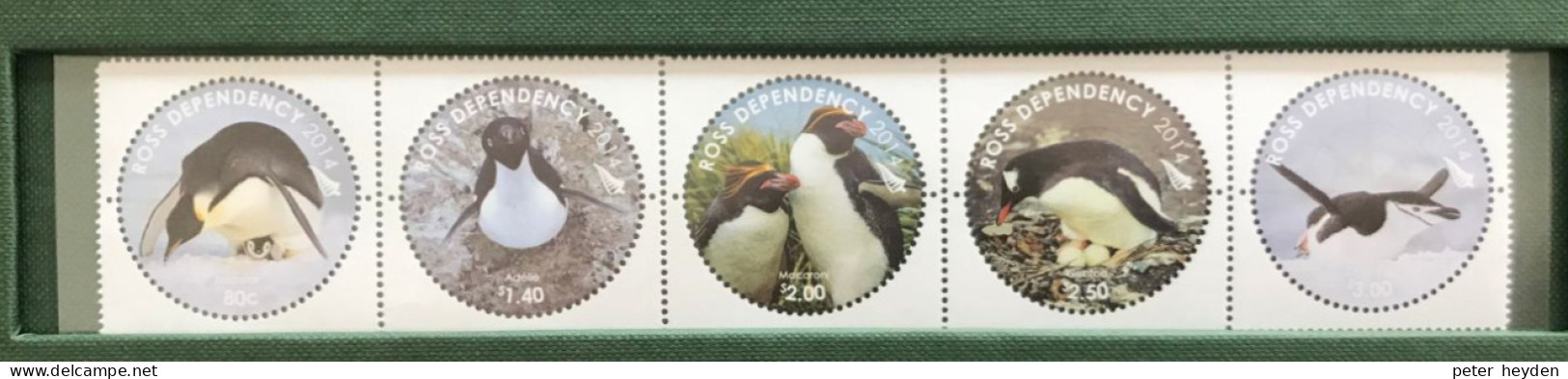 ROSS 2014 ~ DeLuxe Set With MNH ** Special Block, Se-tenant Strip Of 5, Color Seperation Strip, FDC, 6 Sets ~ Penguins - Unused Stamps