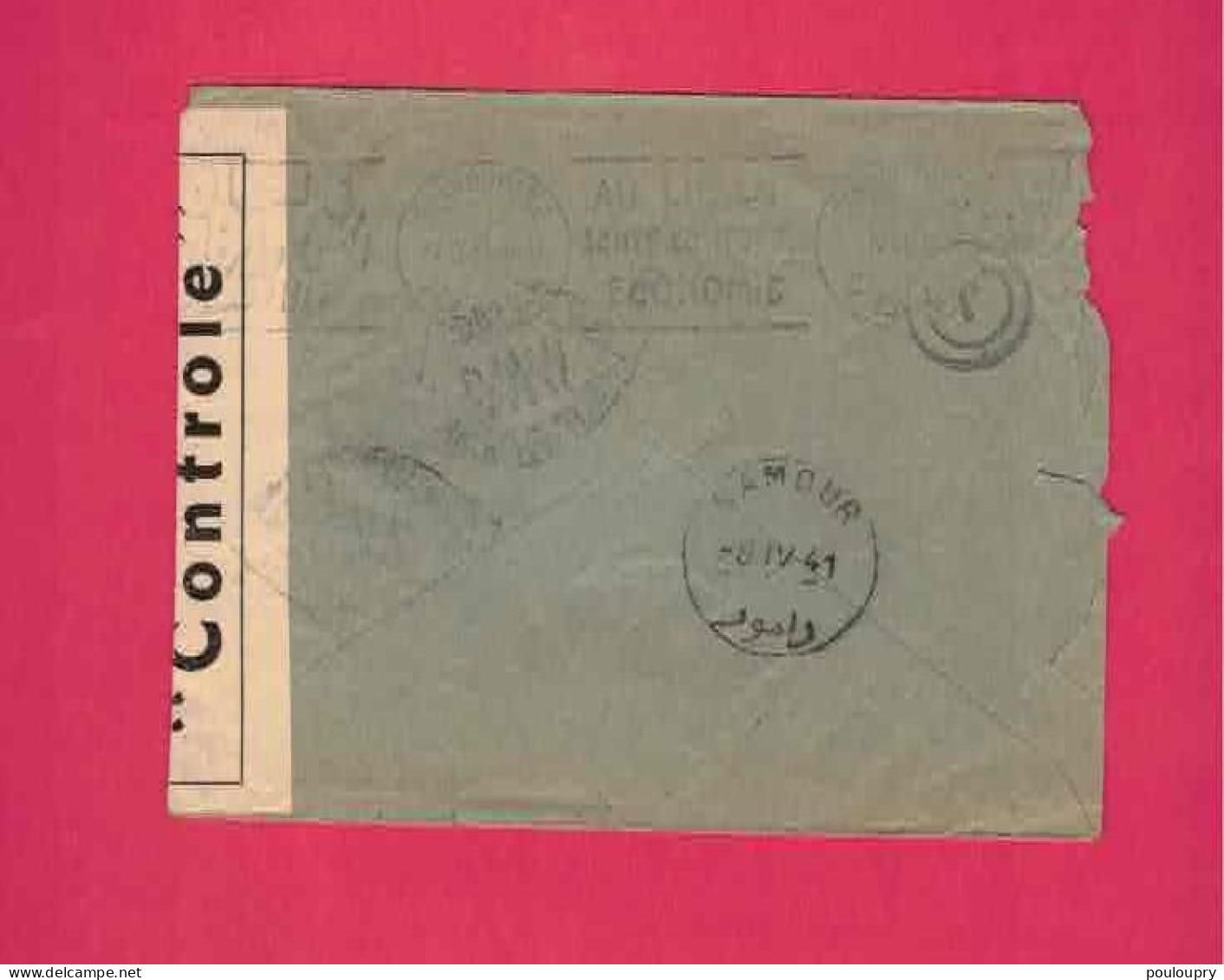 Lettre De 1941 Pour Le Liban - YT N° 122 Et 135 - Exposition Internationale De Paris - Très Rare Destination - Covers & Documents