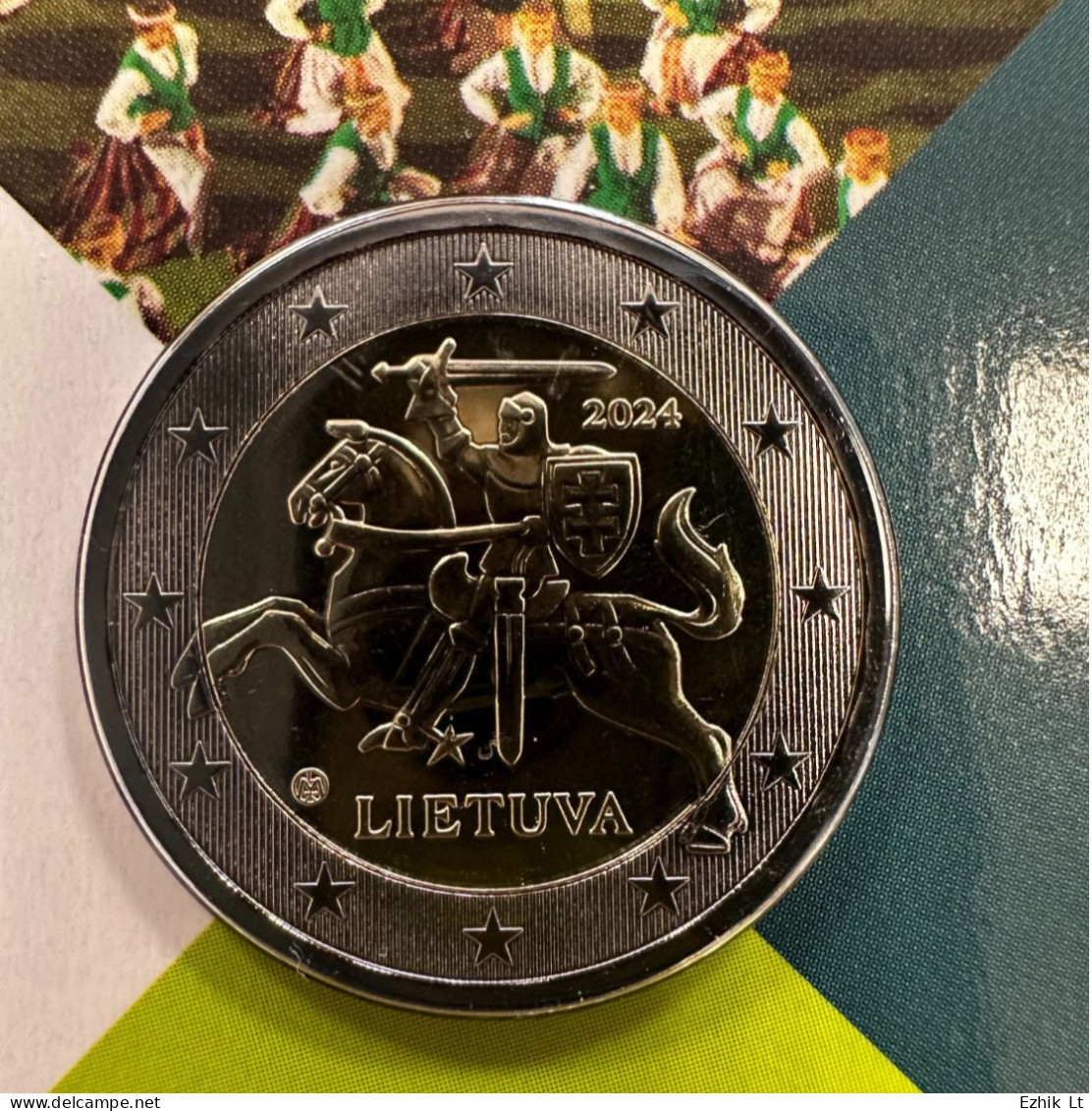 LITHUANIA 2024 Official BU Mint COIN Set 1 Cent - 2 EUR. 8 Coins Total. NEW! - Litauen