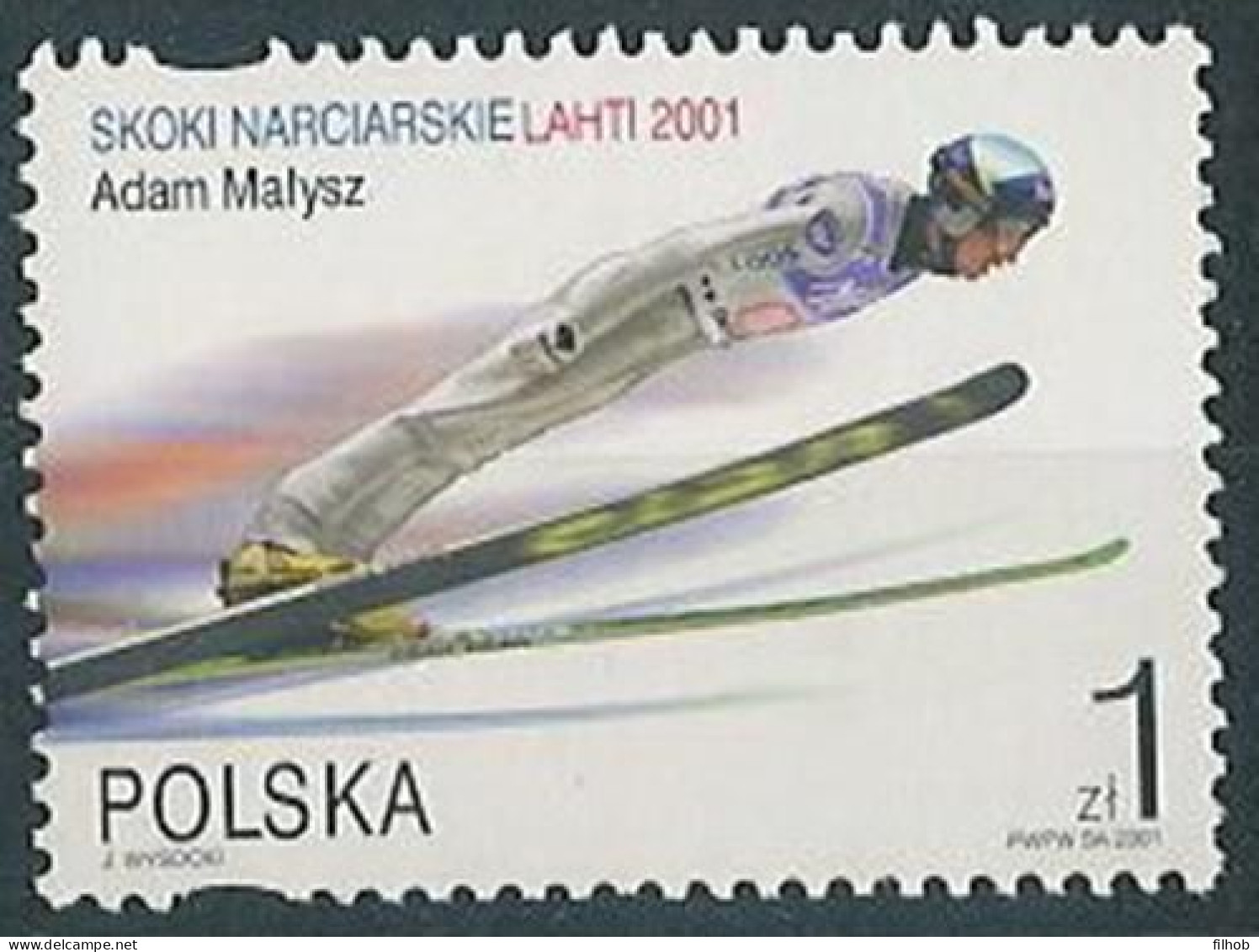 Poland Stamps MNH ZC.3730 I: Sport Adam Malysz - Ongebruikt