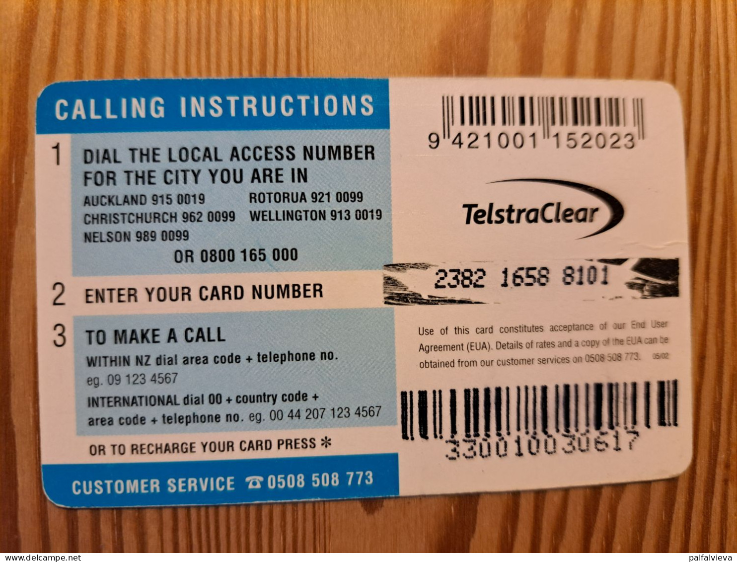 Prepaid Phonecard New Zealand, Telstra, E-Phone - Nuova Zelanda