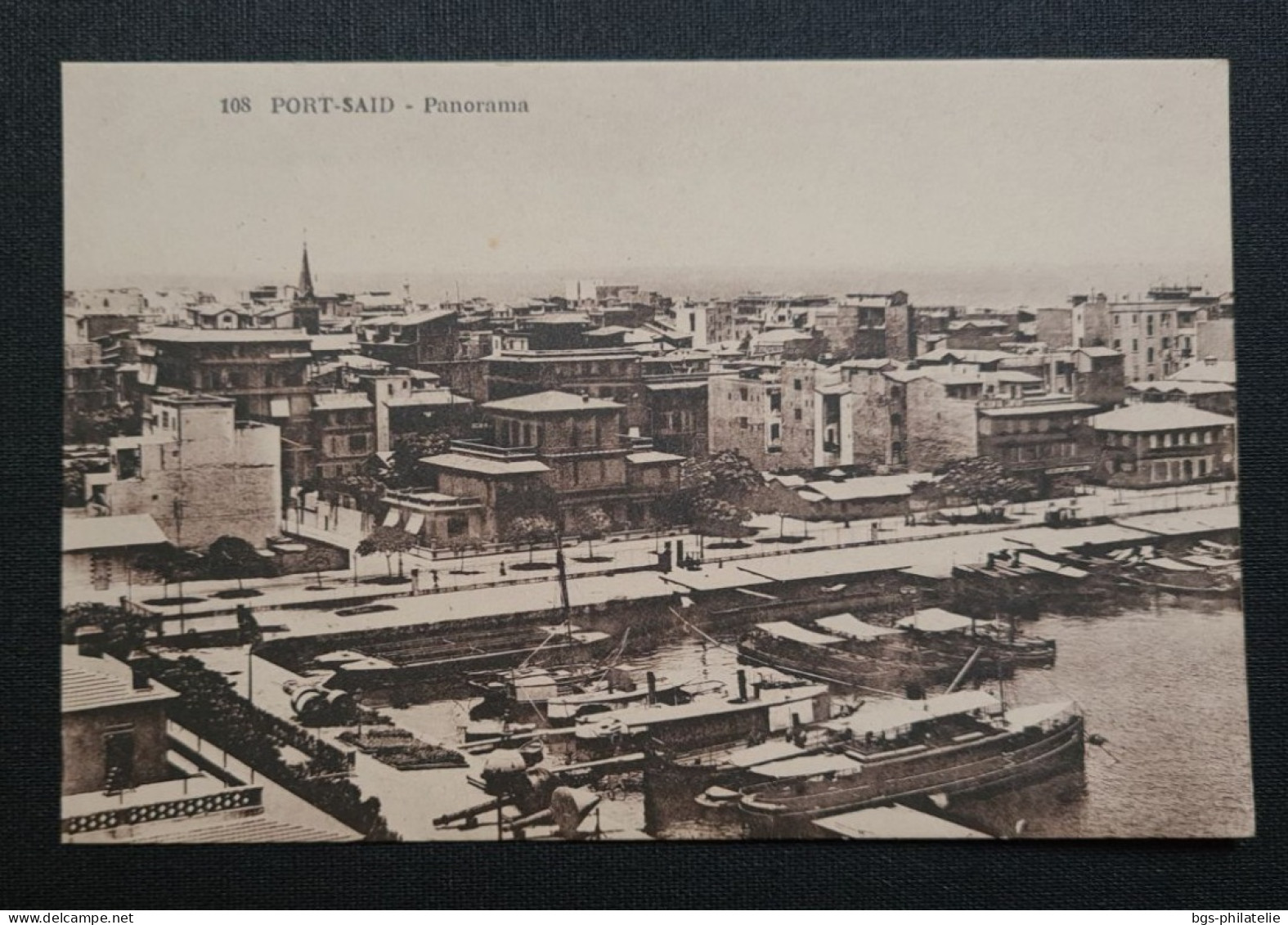 Port Said, Panorama. - Storia Postale