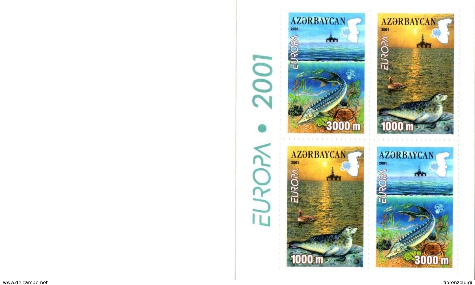 EUROPA CEPT 2001 GIRO COMPLETO LIBRETTI / BOOKLETS MNH** - 2001