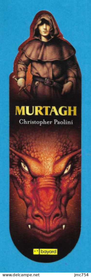 Bookmarks - Marque page découpé Bayard. Murtagh. Christopher Paolini.  Bookmark.