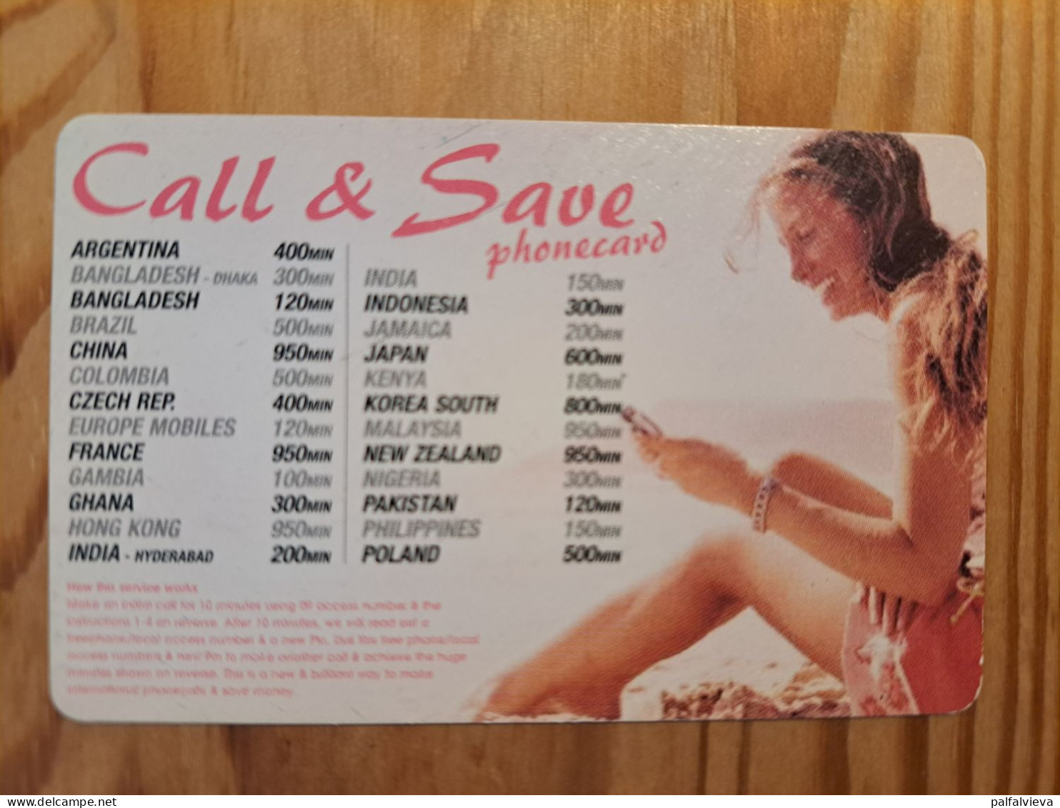 Prepaid Phonecard United Kingdom, Call & Save - Woman - [ 8] Firmeneigene Ausgaben