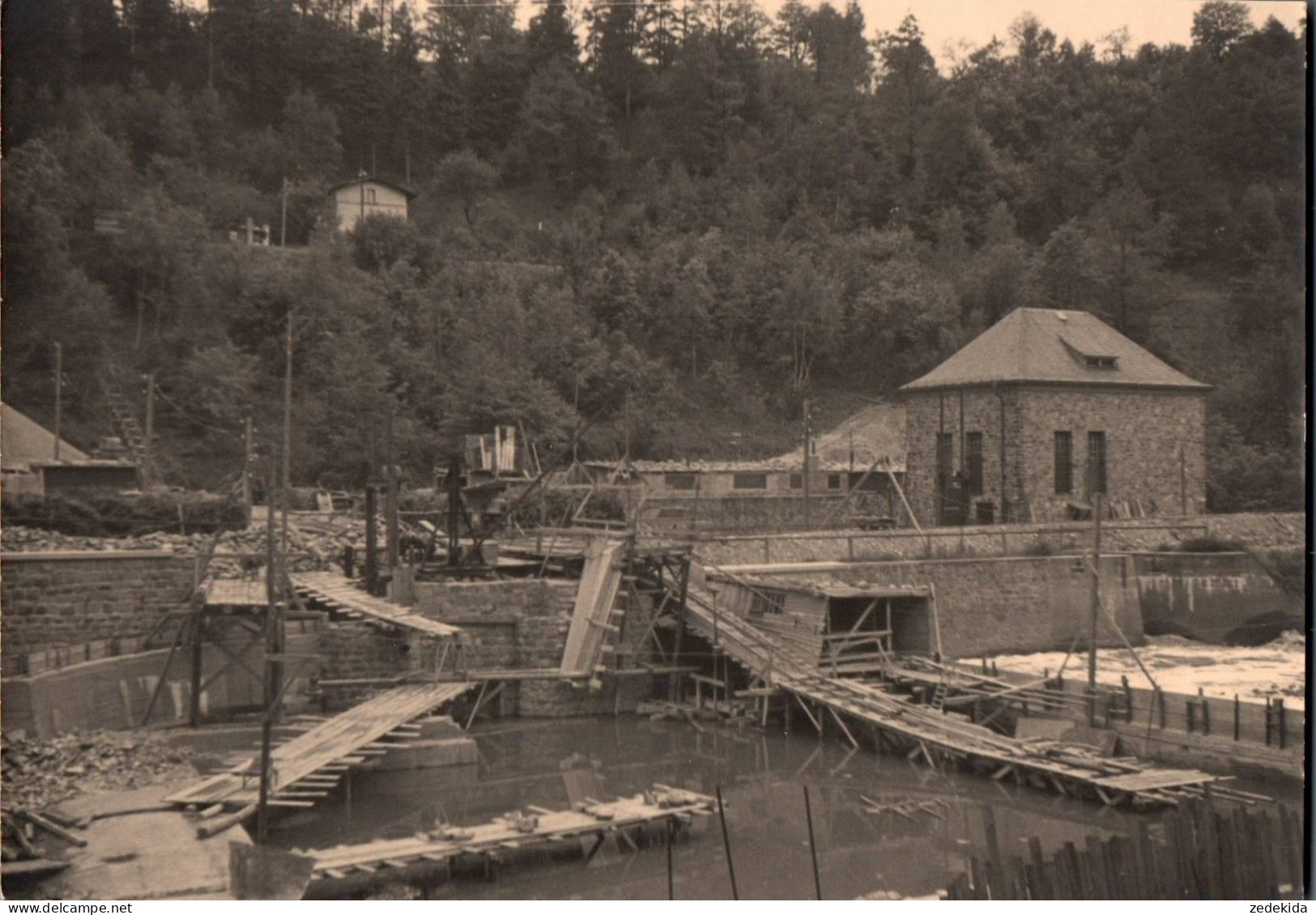 9739 - Rochsburg Bei Lunzenau - Kraftwerk Kraftwerksbau - Lunzenau