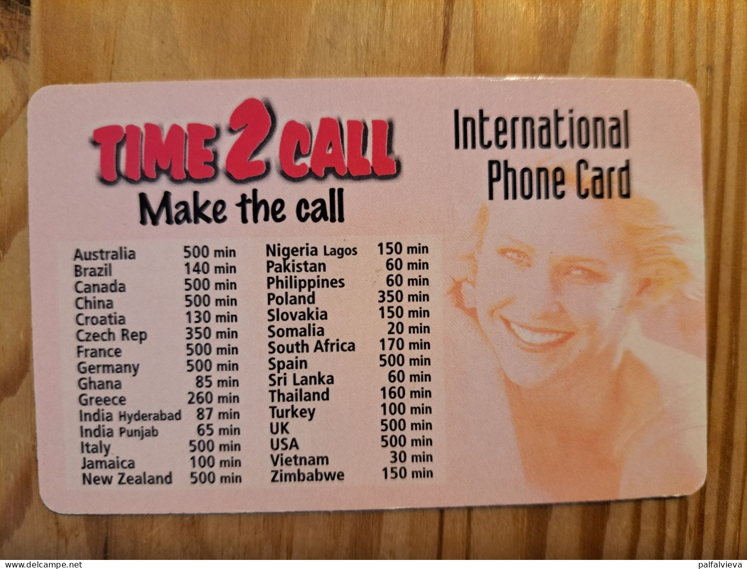 Prepaid Phonecard United Kingdom, Time 2 Call - Woman - [ 8] Firmeneigene Ausgaben