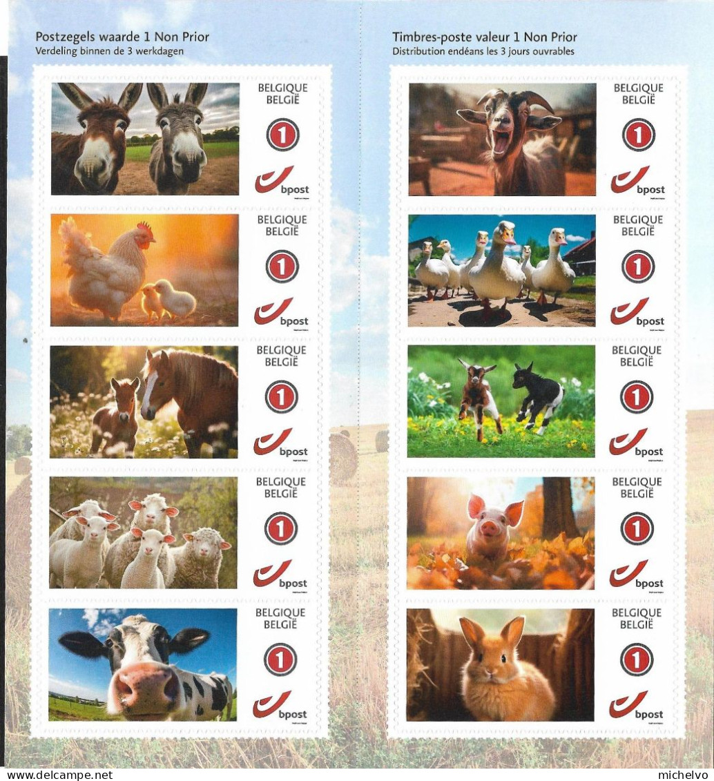 Belg 2024 - "Animaux De La Ferme" ** - Unused Stamps