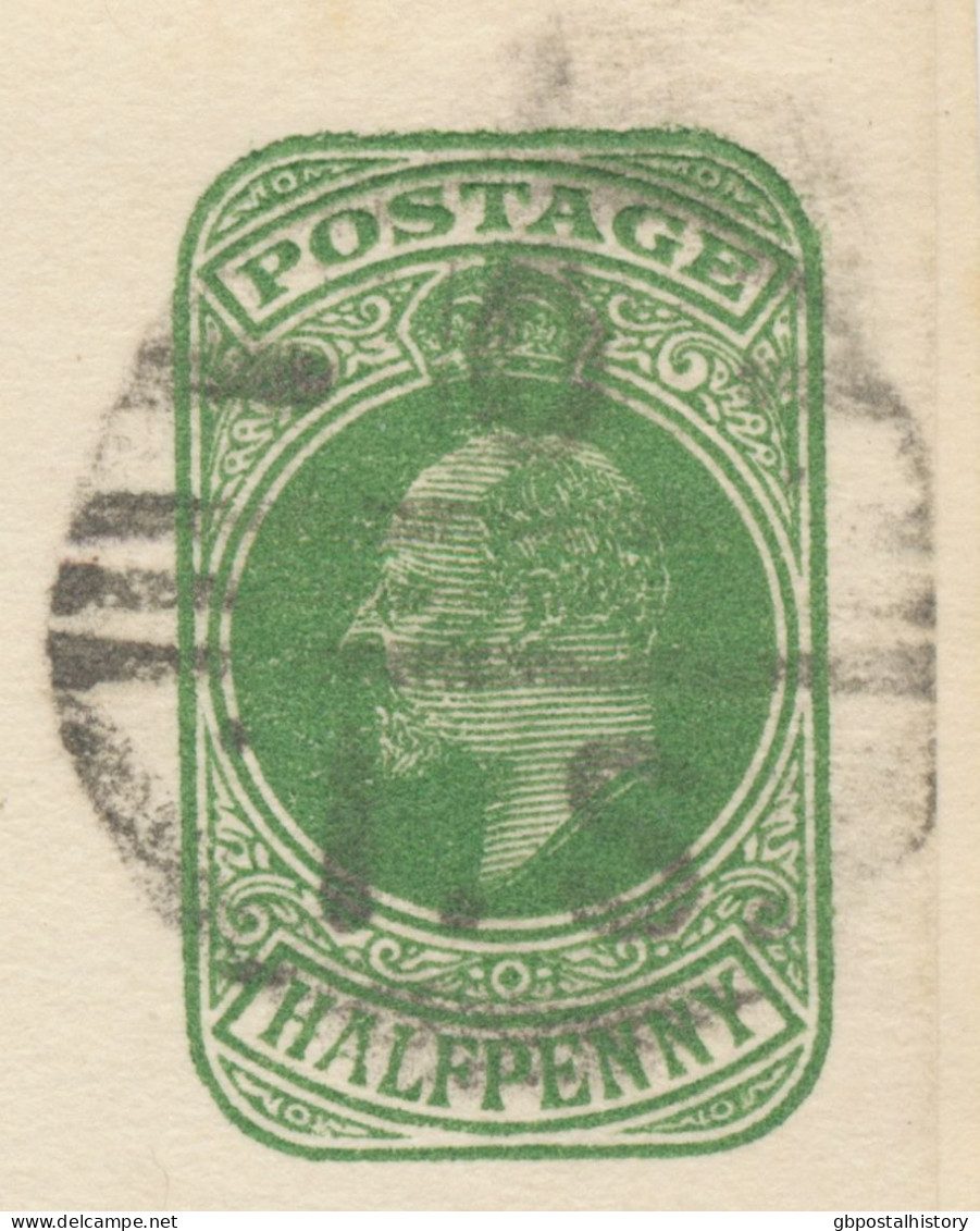 GB 190?, EVII ½d Green Stamped To Order Wrapper (WS11, Wilts & Dorset Bank Ltd. / S.R. Scott, Stratten & Co., E.C.) With - Cartas & Documentos