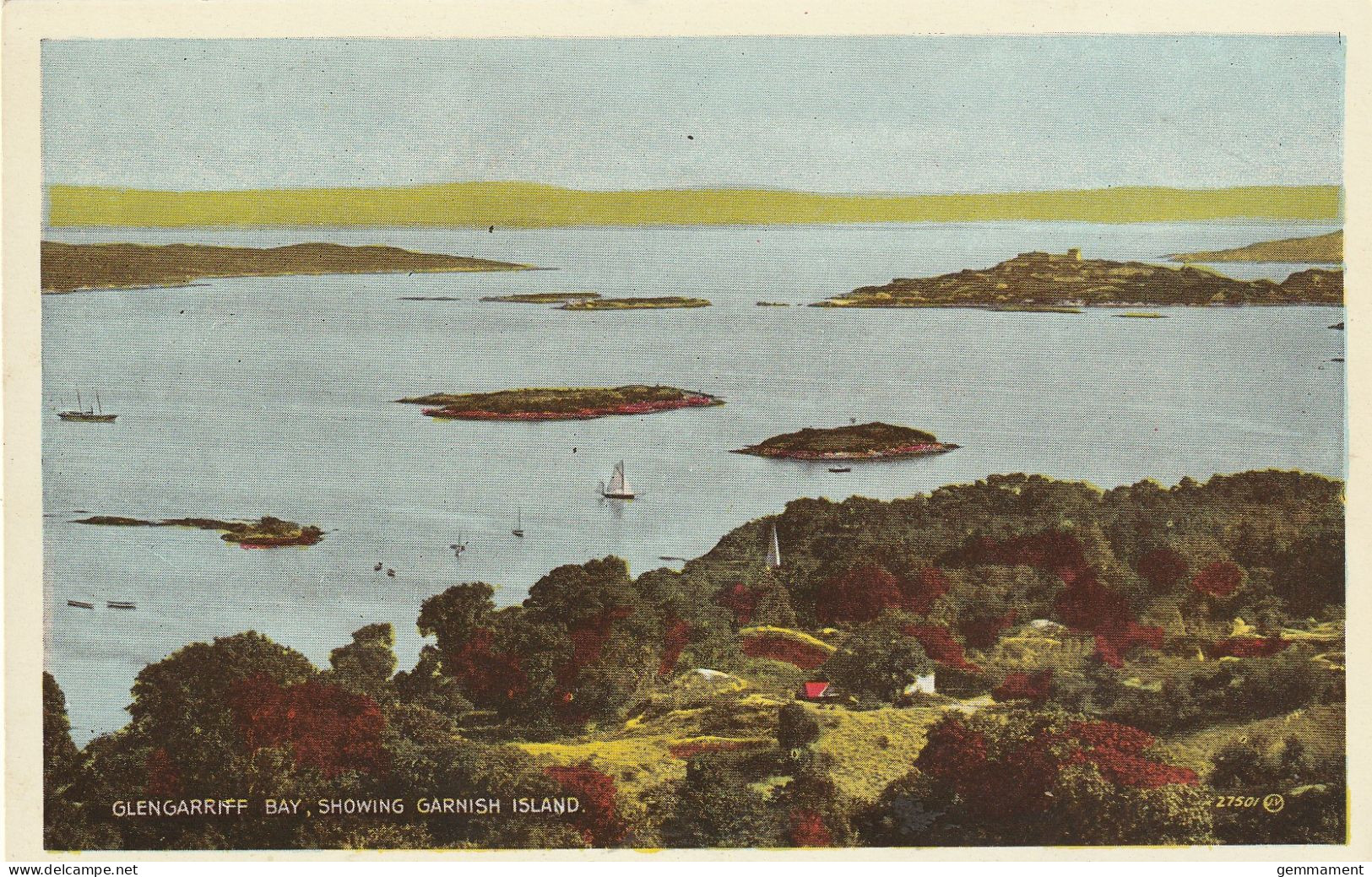 GLENGARRIF BAY SHOWING GARNISH ISLAND - Cork