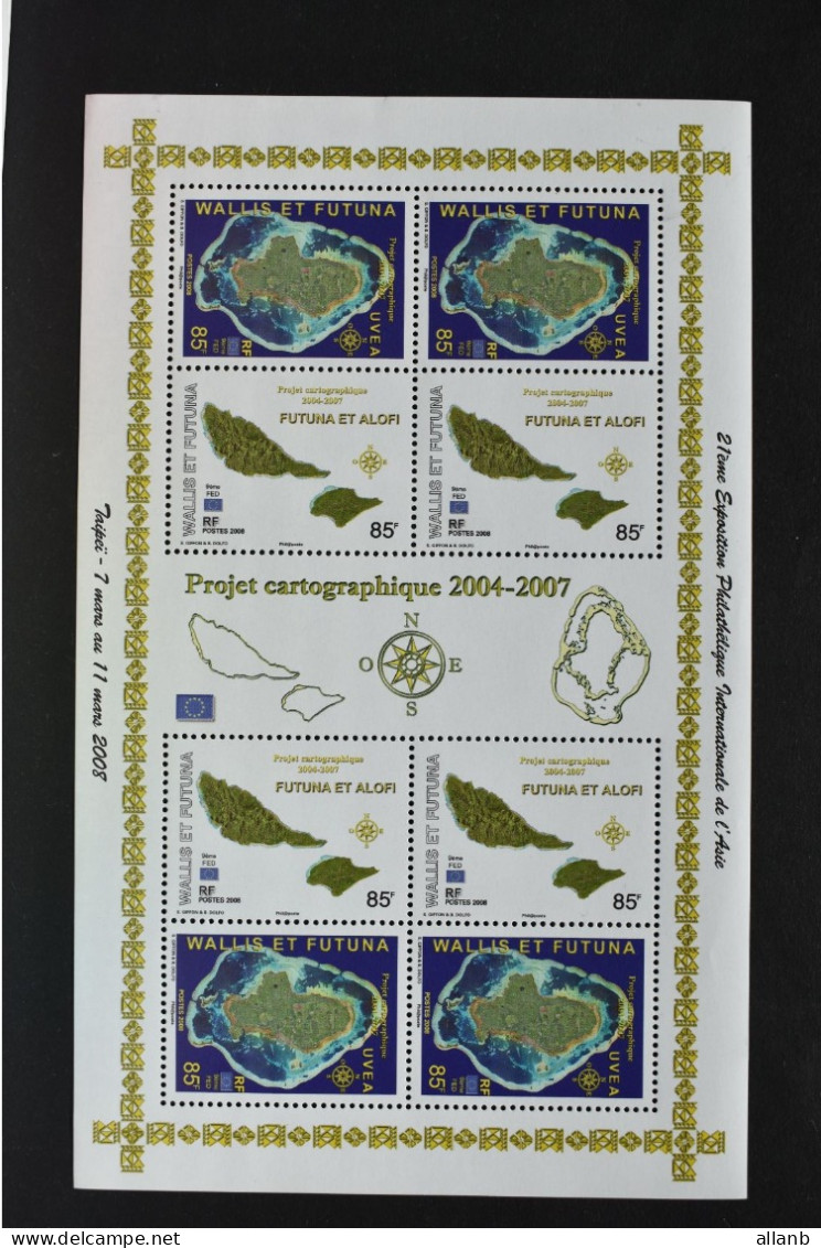 Wallis Et Futuna - 2008 Projet Cartographique Ile Uvéa Futuna Et Alofi BF N° 23 Neuf ** - Blokken & Velletjes