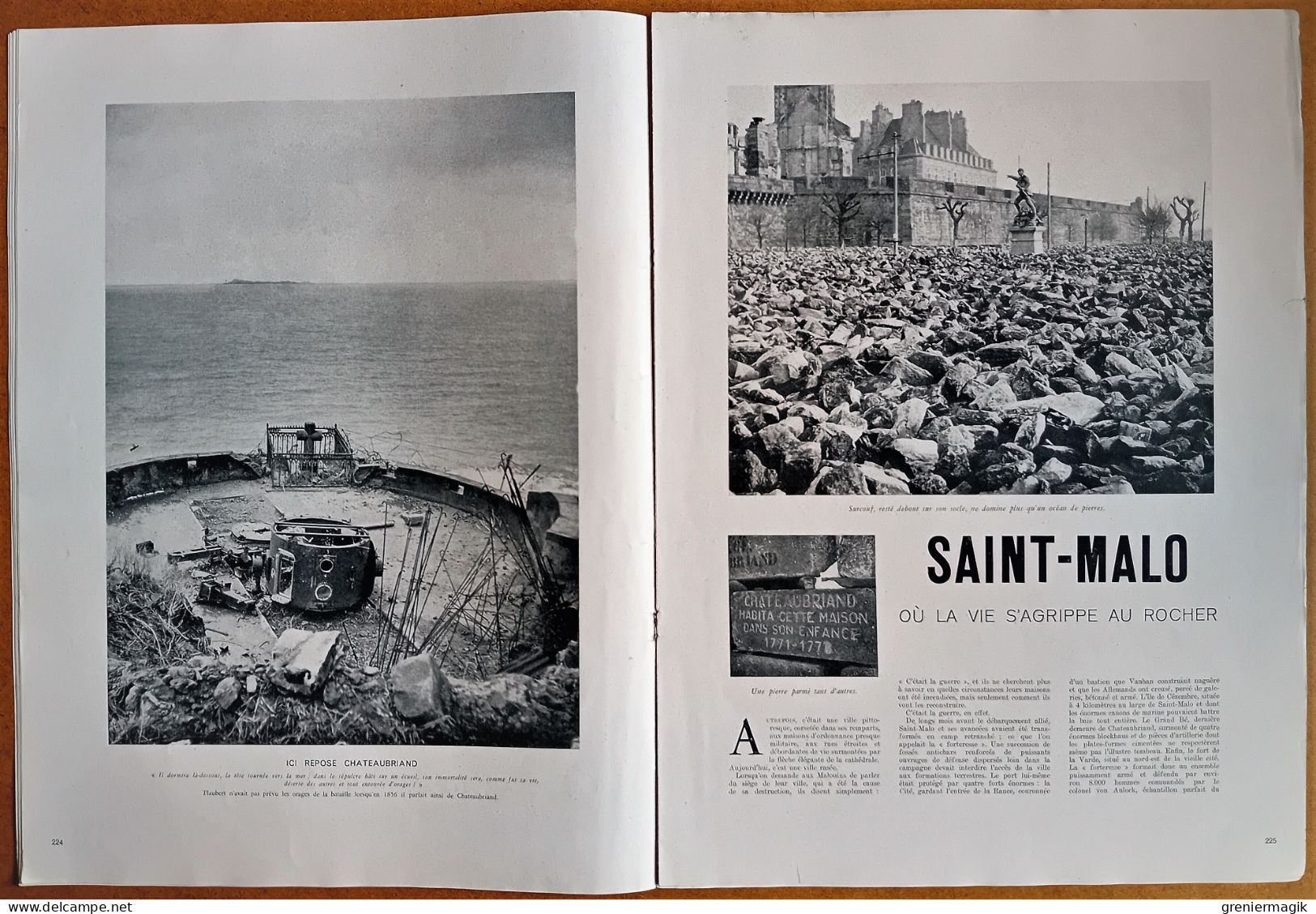 France Illustration N°22 02/03/1946 Vatican/Saint-Malo/Belgique/Route De L'Alaska (Dawson Creek-Fairbanks)/Navigation - Informations Générales