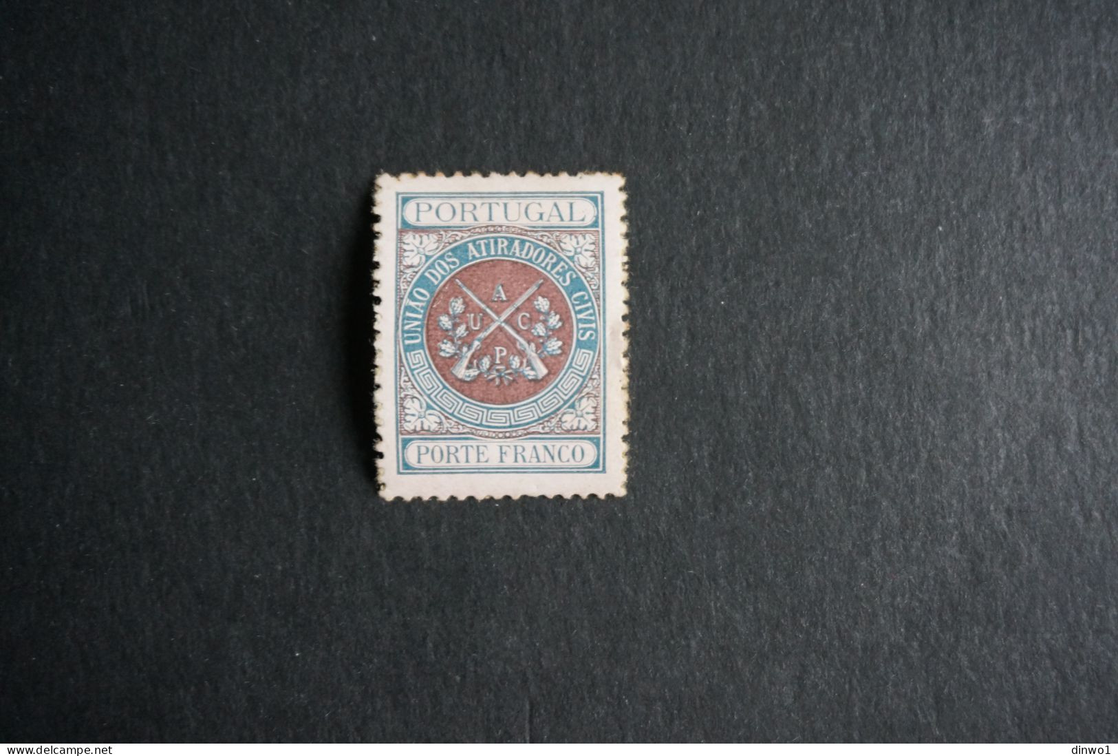 (T1) Portugal 1899/1910 - Union Of Portuguese Civil Shooters Stamp 2 - MH - Ungebraucht