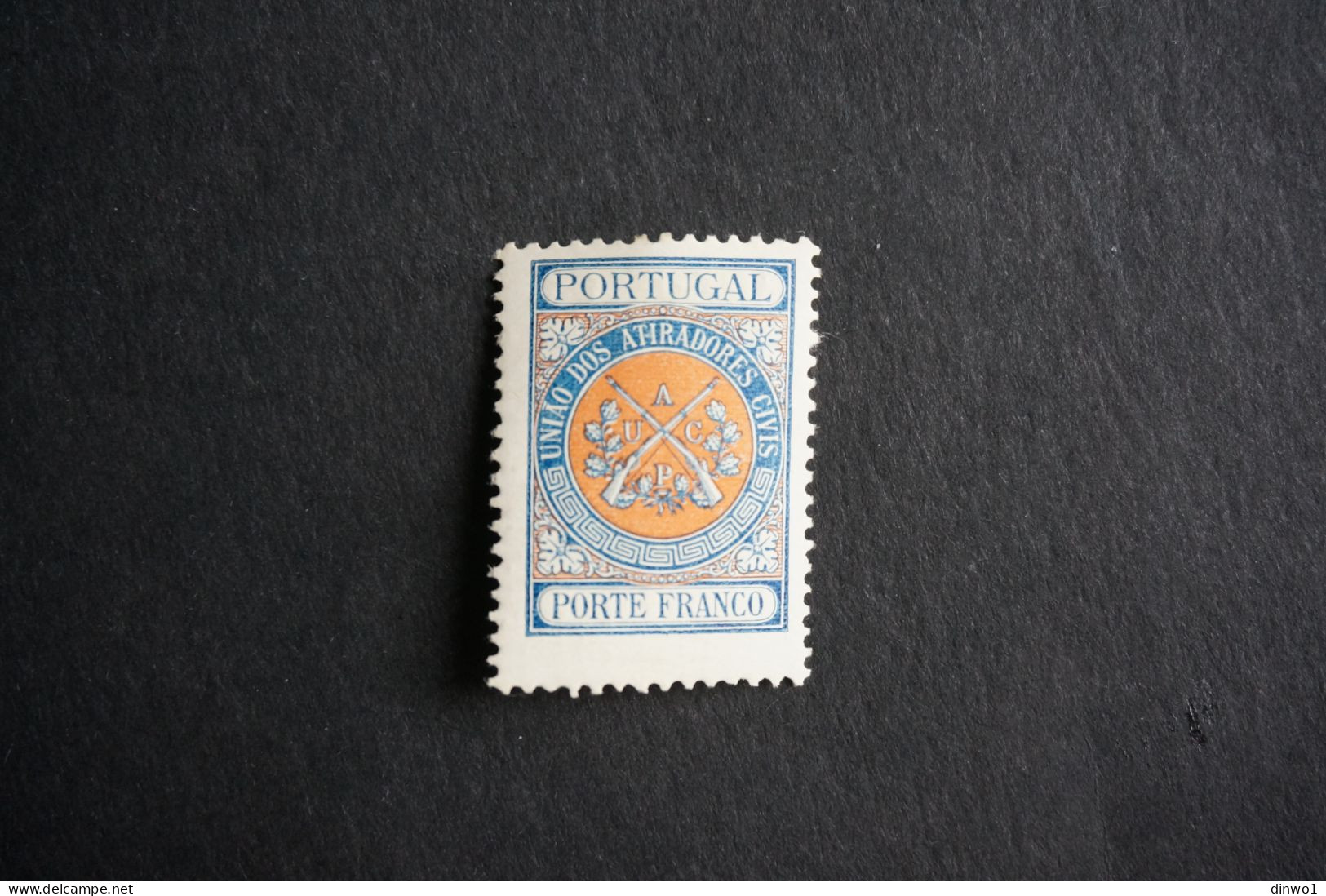 (T1) Portugal 1899/1910 - Union Of Portuguese Civil Shooters Stamp 7 - MH - Nuovi