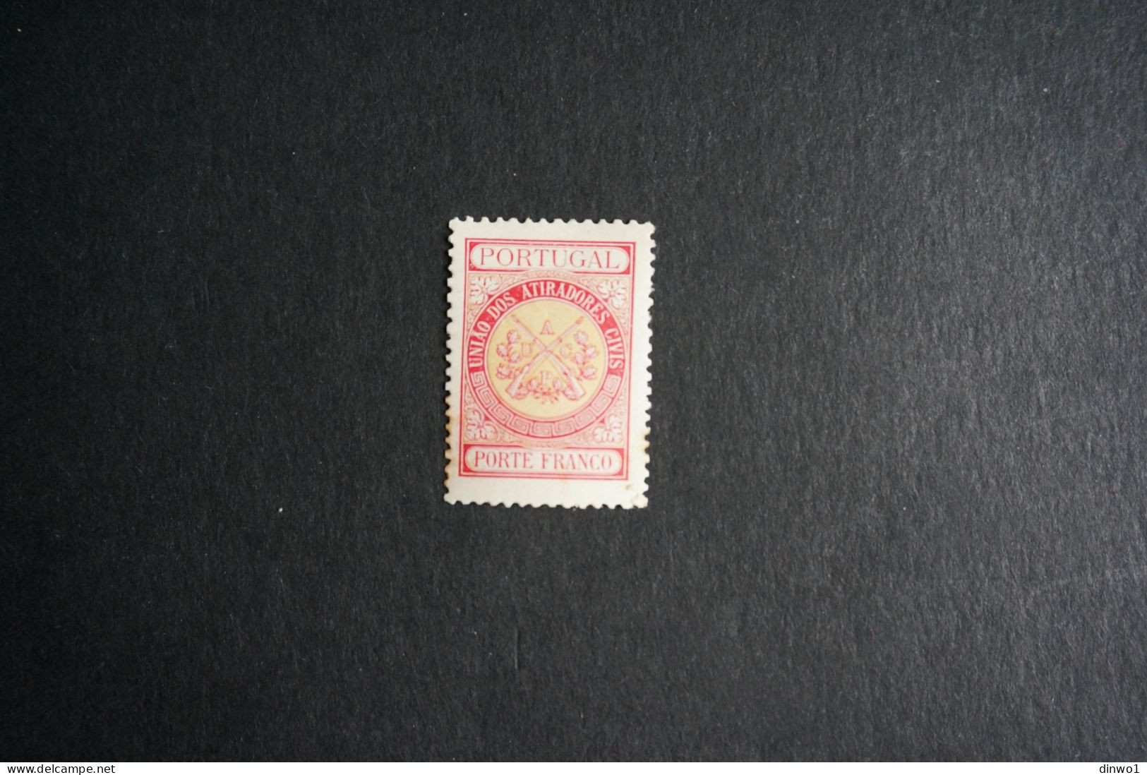 (T1) Portugal 1899/1910 - Union Of Portuguese Civil Shooters Stamp 8 - MH - Unused Stamps