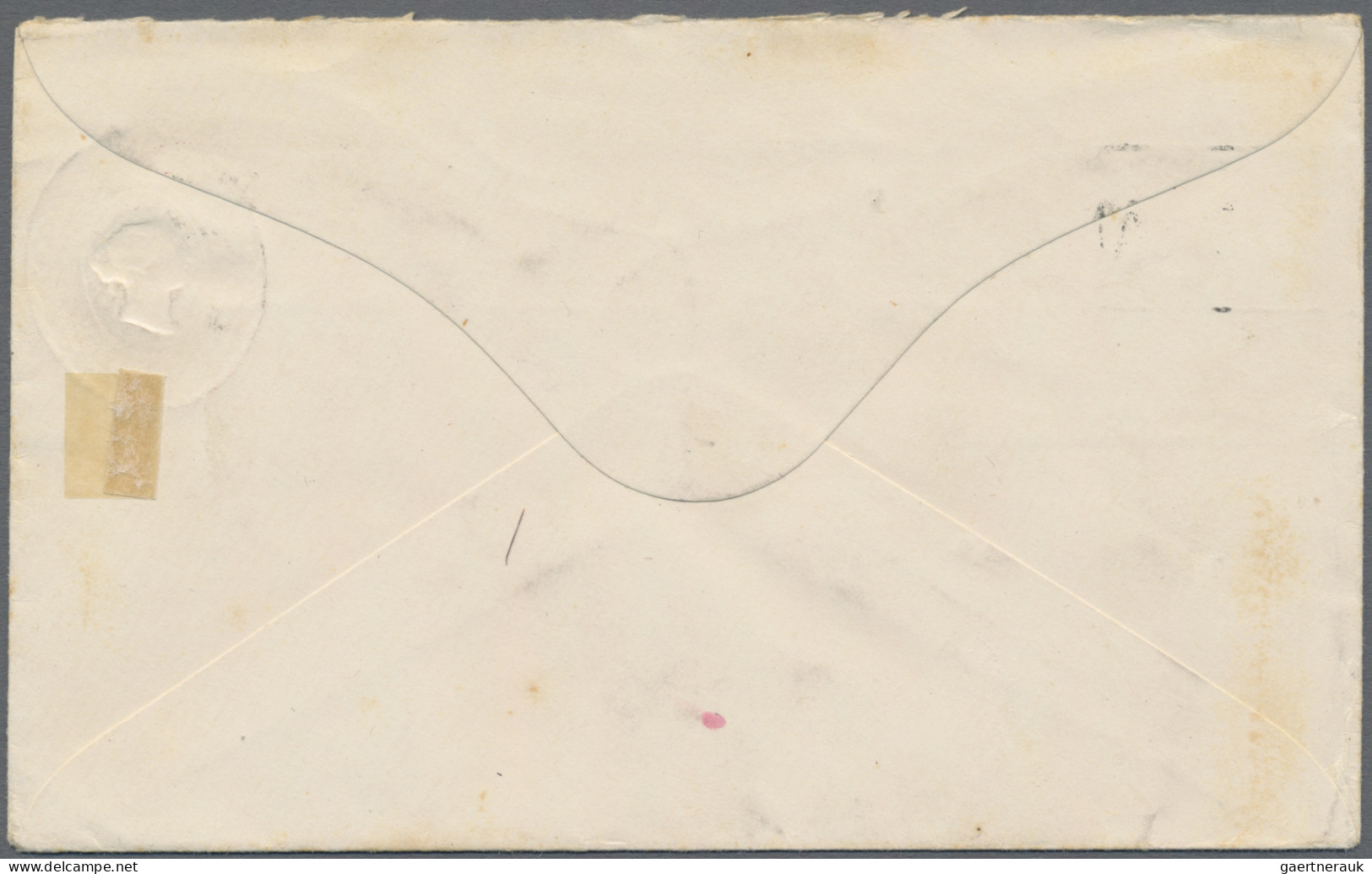 Tasmania -  Postal Stationery: 1904/1911, 1d Red QV Oval Embossed Printed-to-ord - Lettres & Documents