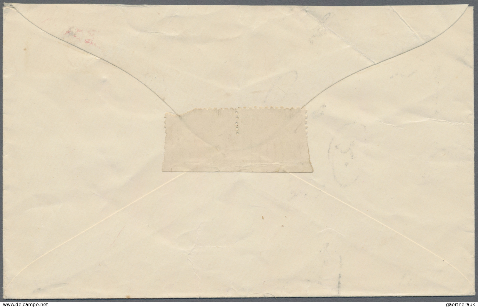 Western Australia - Postal Stationery: 1902, 1d Red 'swan' Envelope, Uprated Wit - Andere & Zonder Classificatie