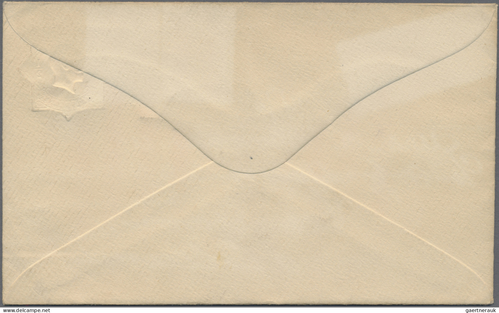 Australia - Postal Stationery: 1920, Stationery Envelope KGV Star 1/2d On Cream - Entiers Postaux